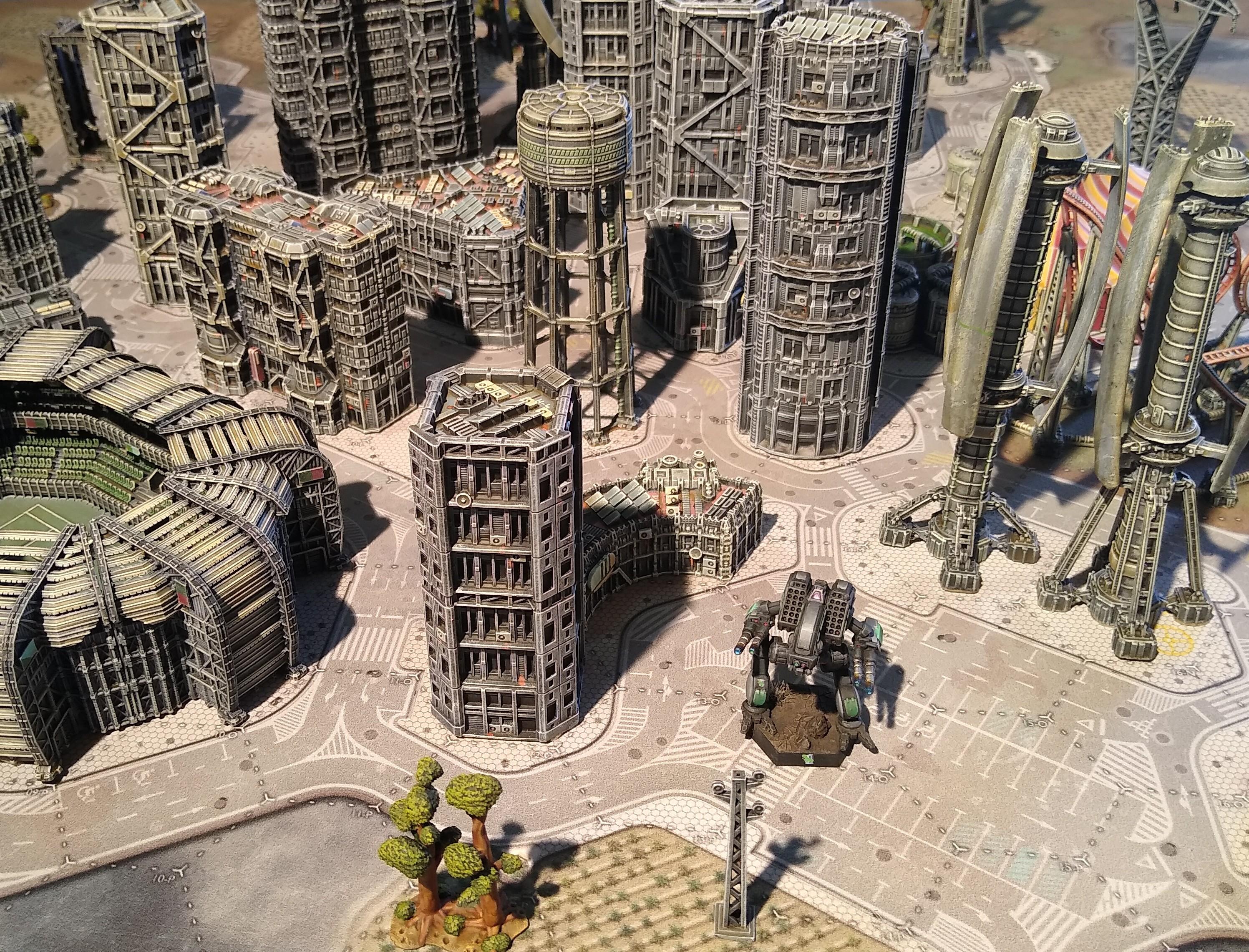 Assault, Battlemech, Battletech, City, Game Table, Mech, Mechwarrior, Robot, Terrain