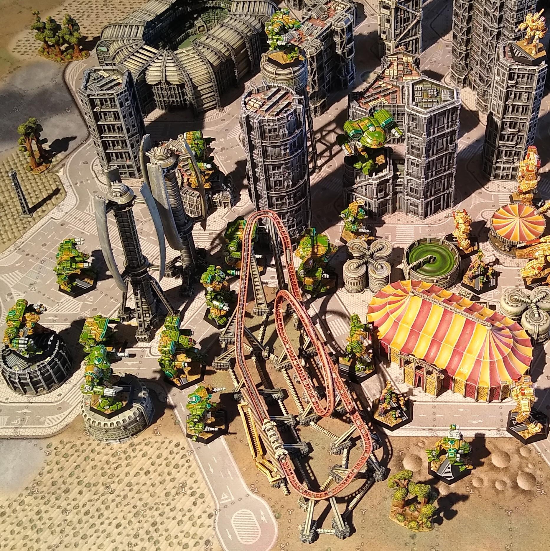 Assault, Battlemech, Battletech, City, Game Table, Mech, Mechwarrior, Robot, Terrain