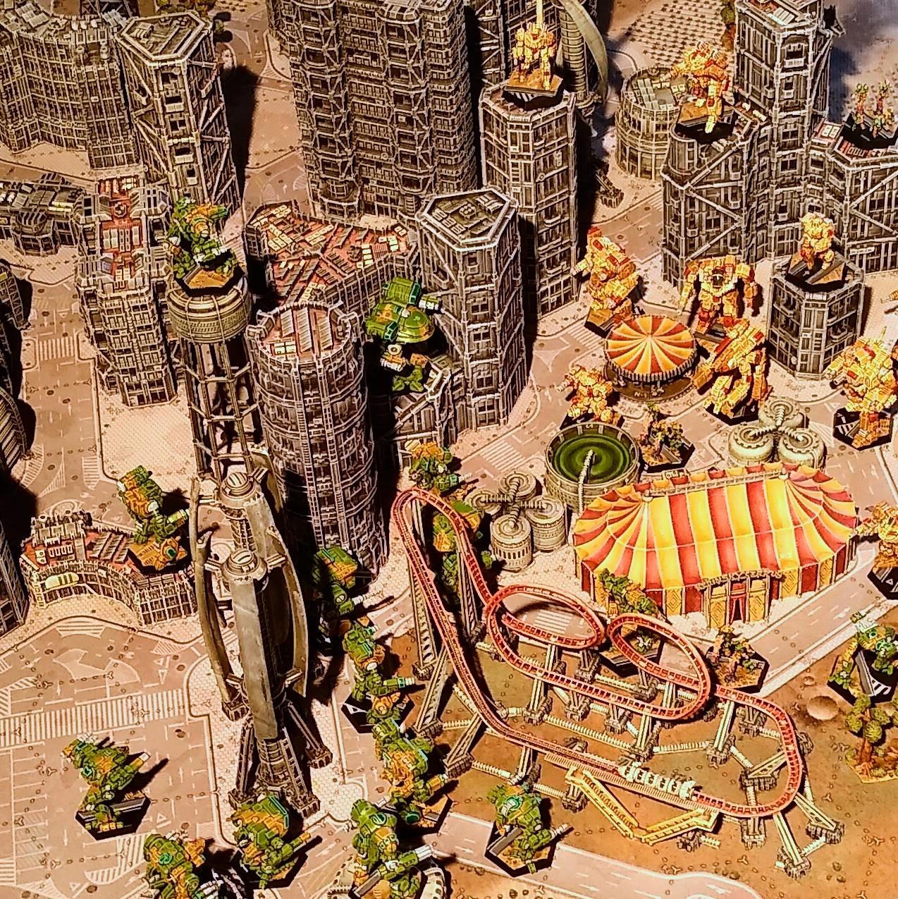 Assault, Battlemech, Battletech, City, Game Table, Mech, Mechwarrior, Robot, Terrain