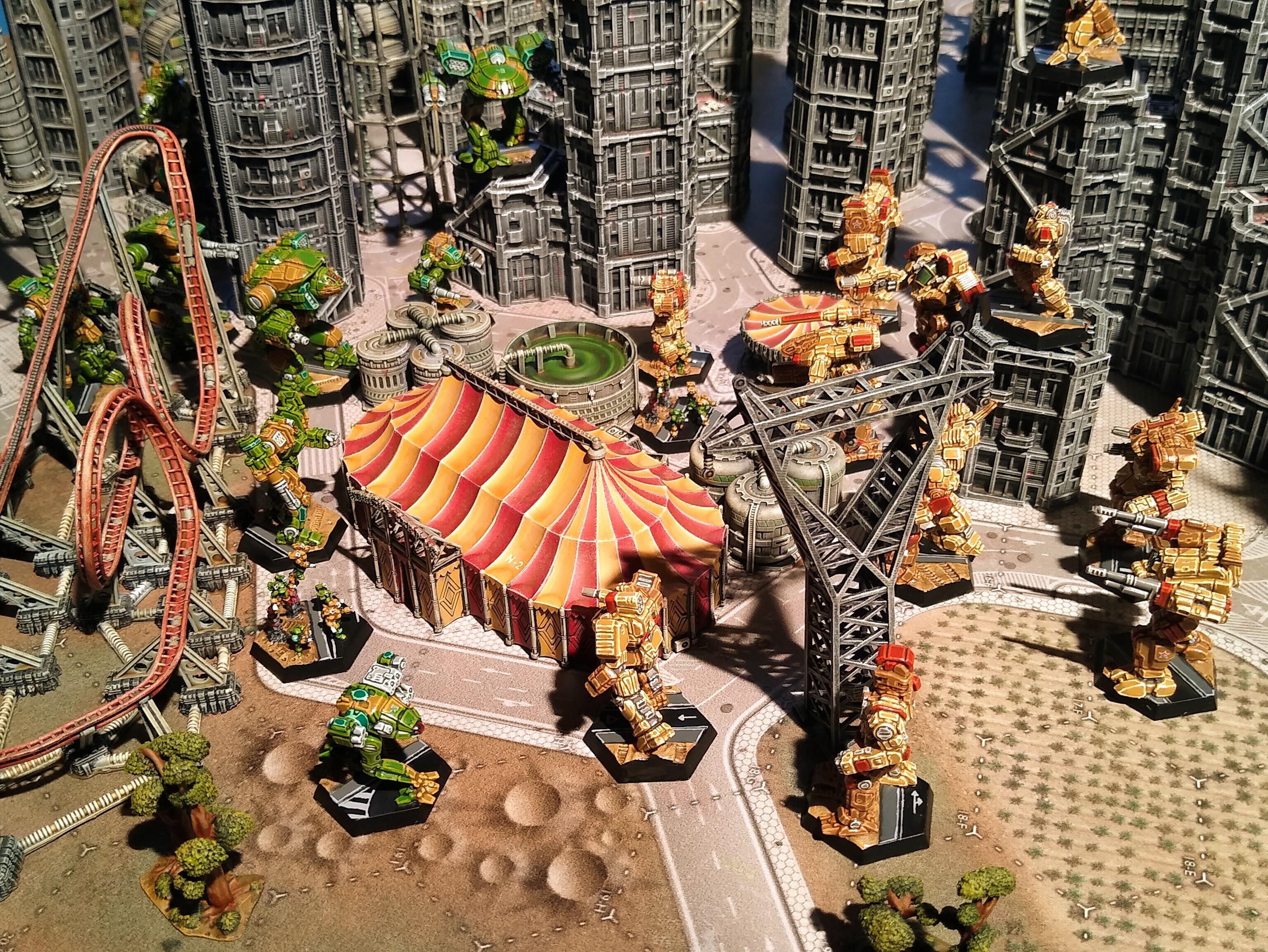 Assault, Battlemech, Battletech, City, Game Table, Mech, Mechwarrior, Robot, Terrain