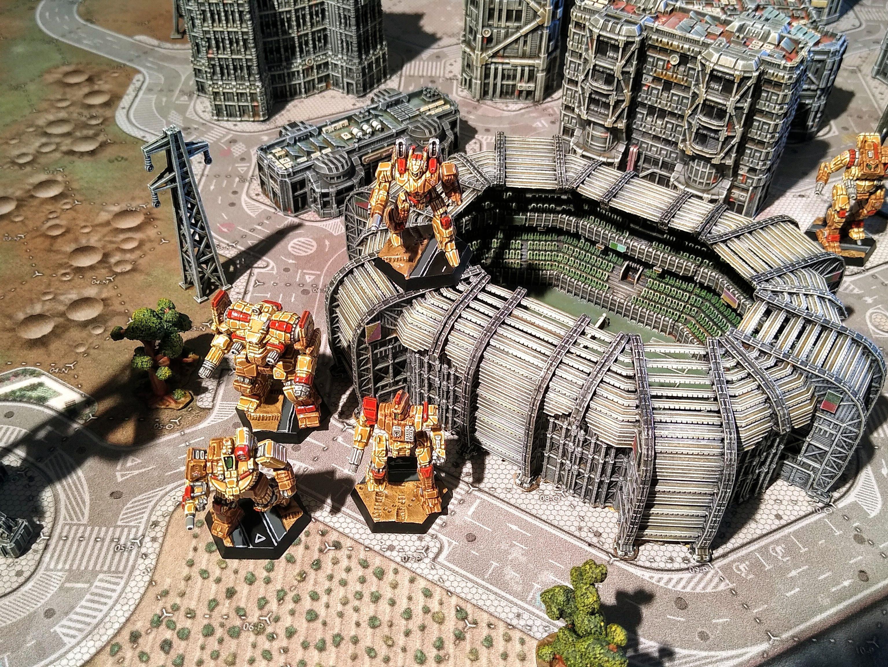 Assault, Battlemech, Battletech, City, Game Table, Mech, Mechwarrior, Robot, Terrain