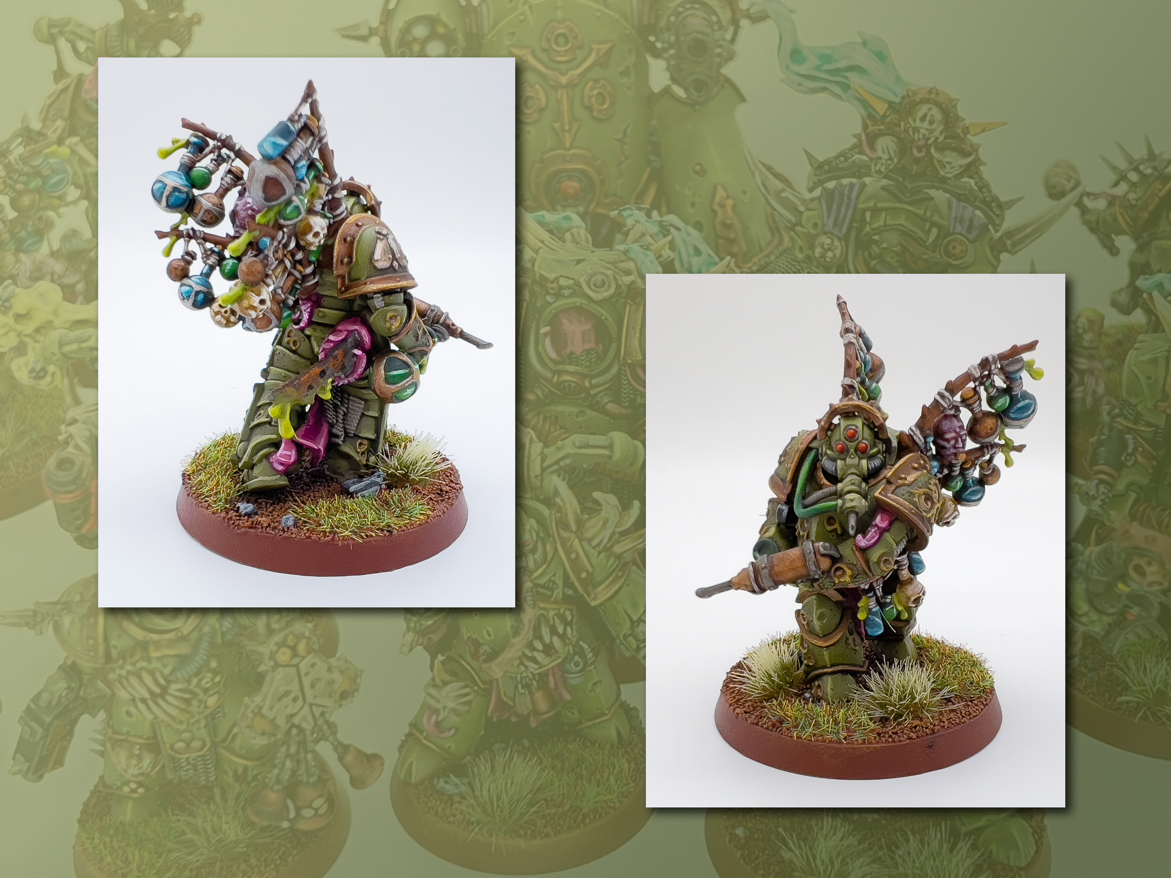 Biologus Putrifier, Chaos, Chaos Space Marines, Death Guard, Foetid Virion, Warhammer 40,000