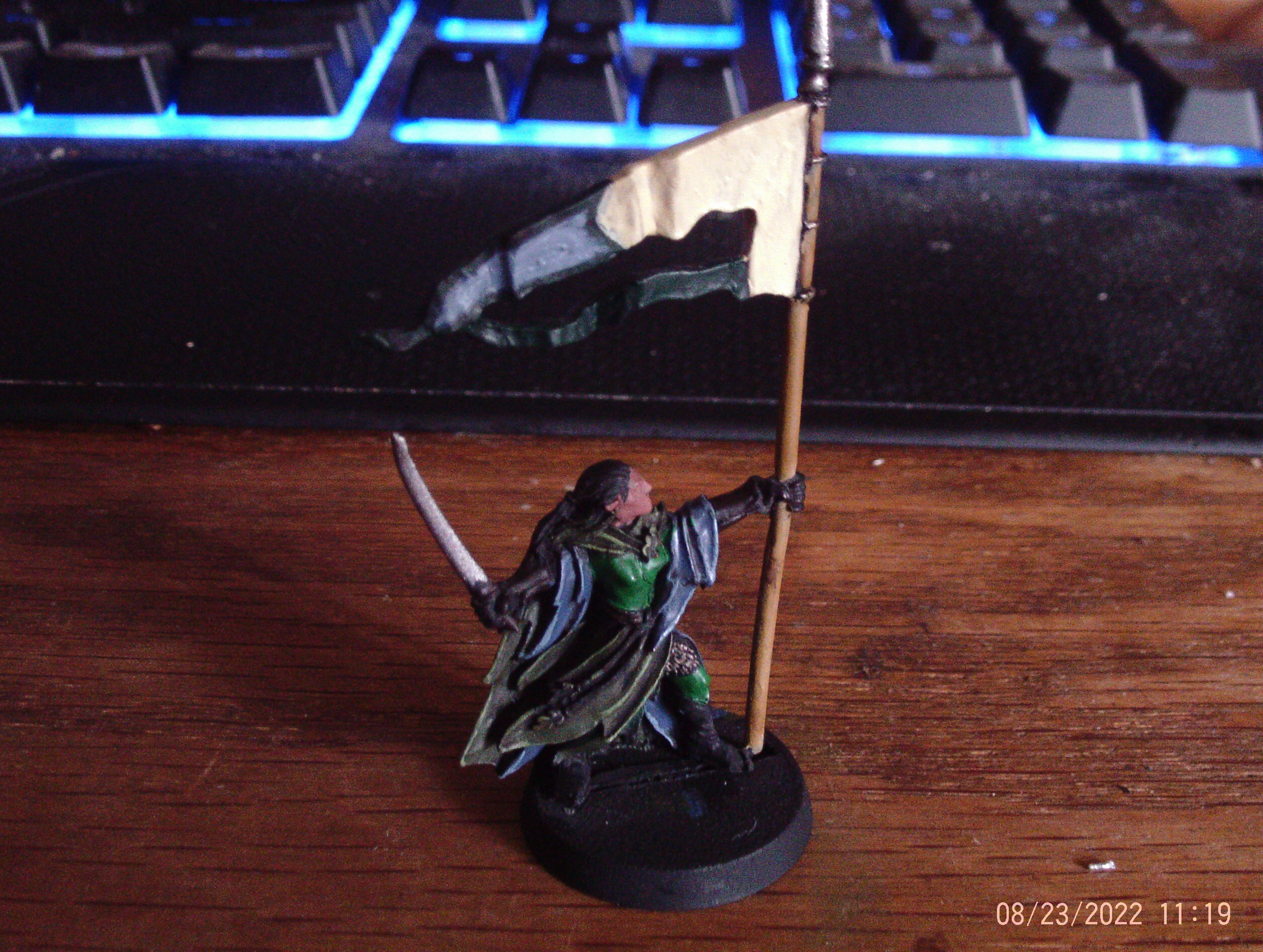 Wood Elf Banner Bearer WIP 2