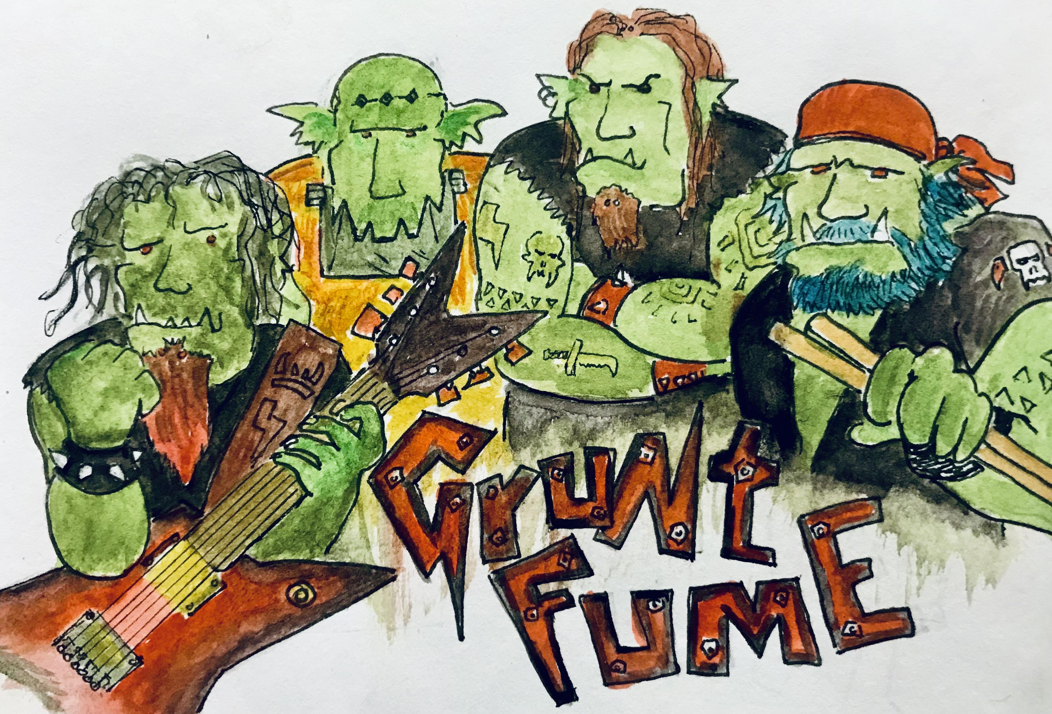 Artwork, Cartoon, Goffik Rock, Humour, Metal, Orks, Pantera