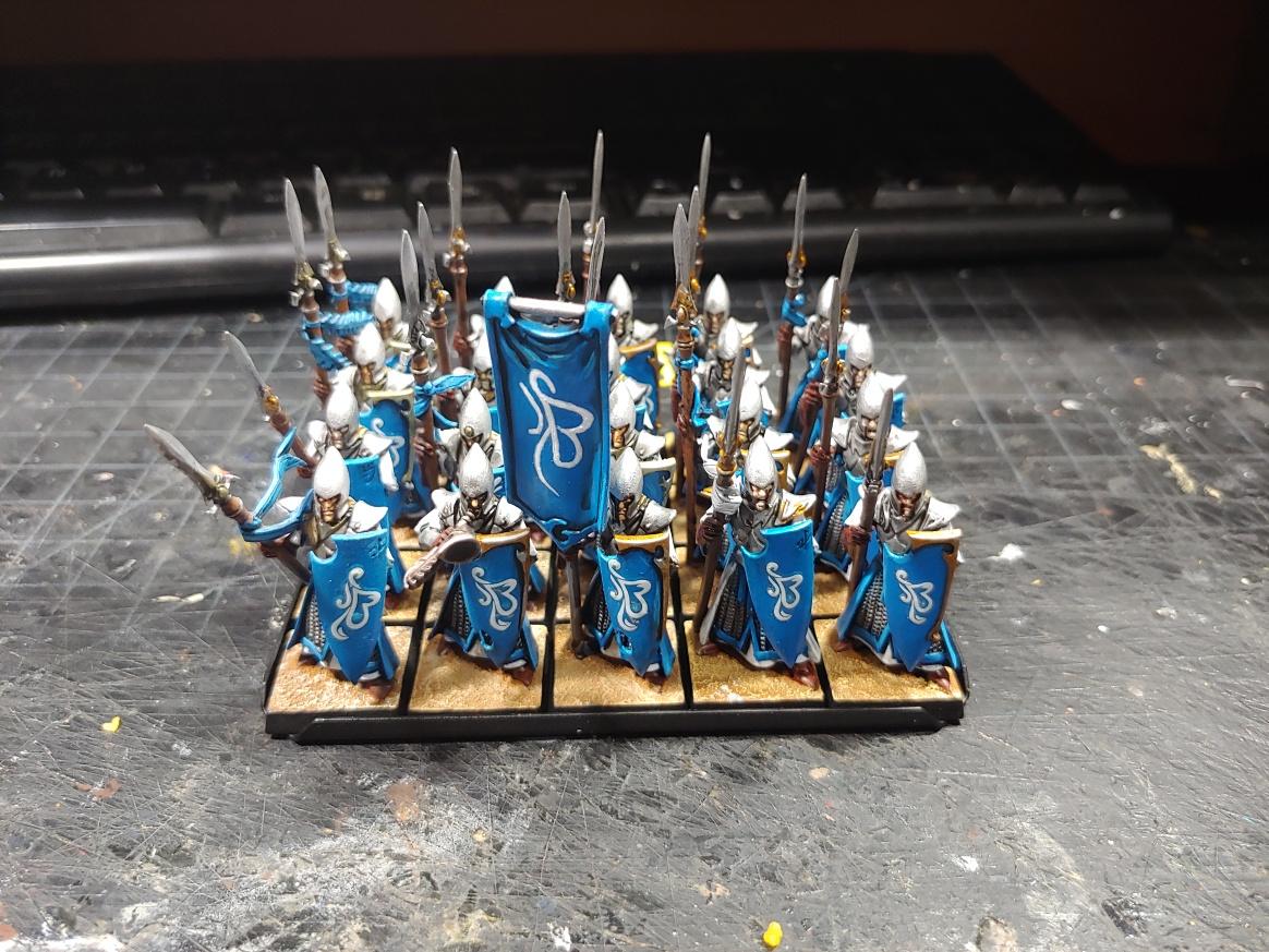 High Elves, Regiment, Spearmen, Wfb