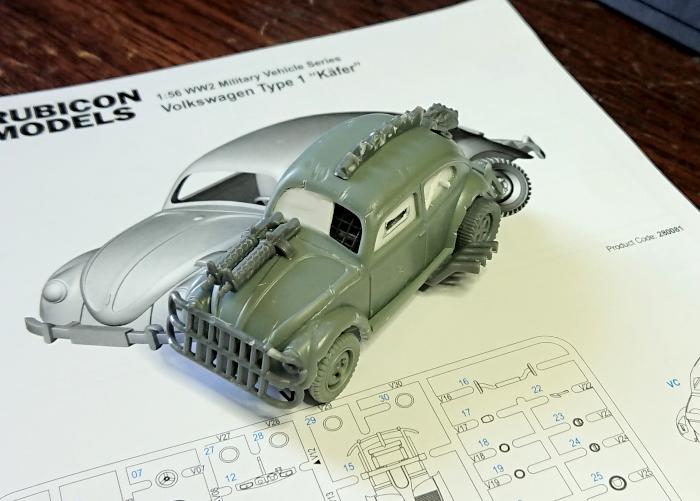1/56 scale Beetle with North Star plastic bits