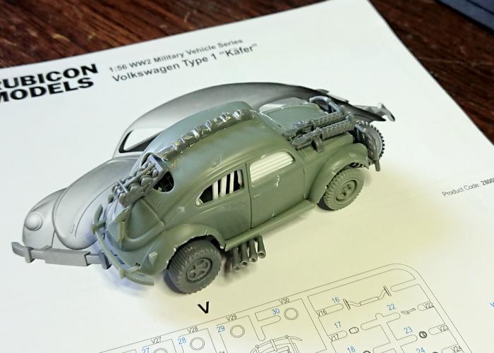 1/56 scale Beetle with North Star plastic bits