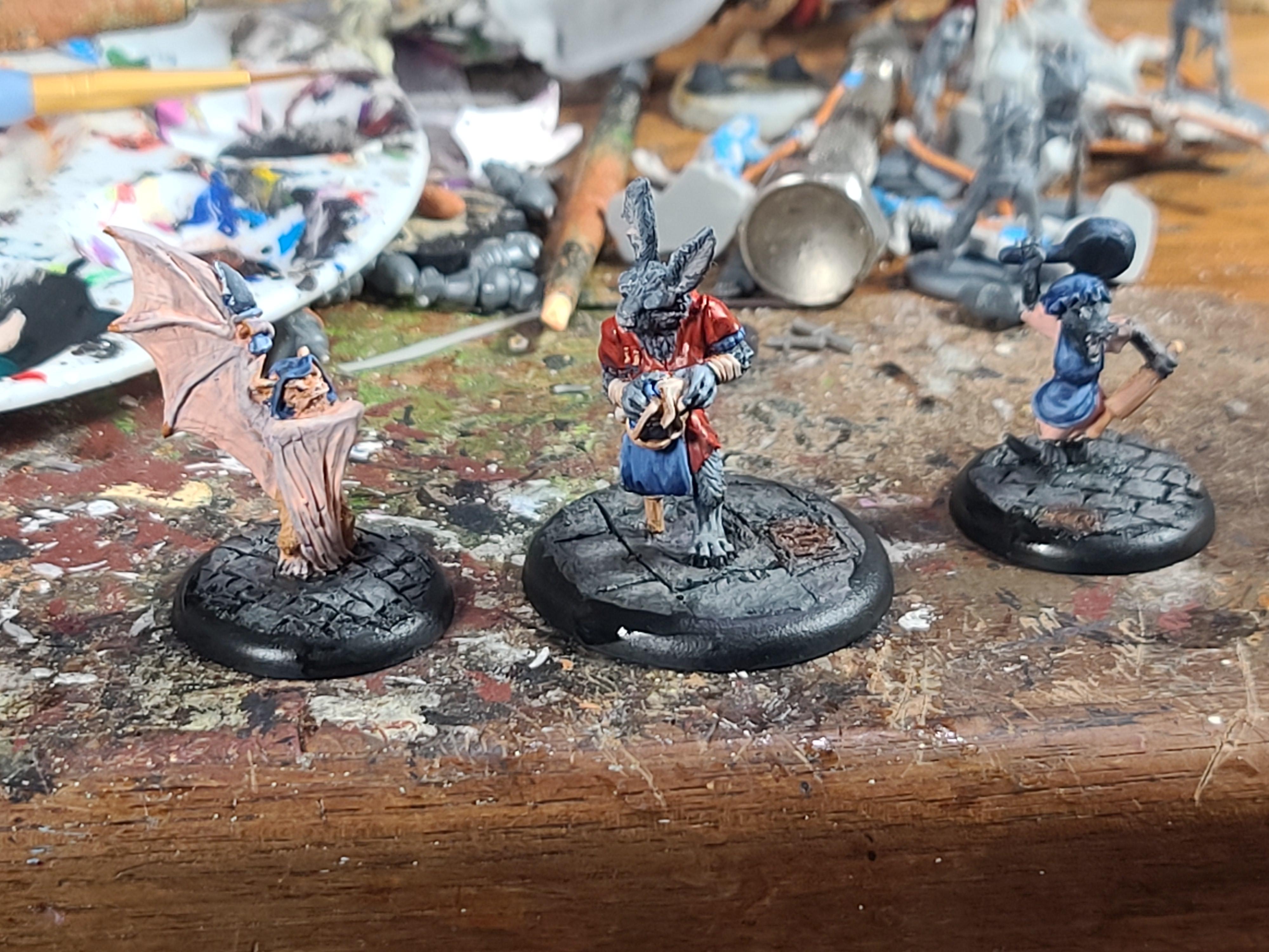 Alewife, Barkeep, Burrows And Badgers, Hare, Oathsworn Miniatures, Shrew