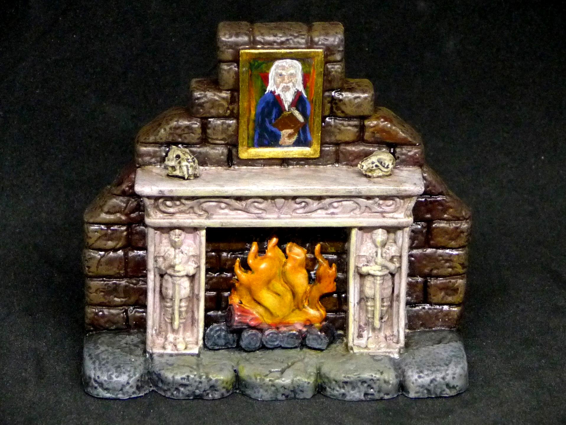 Fireplace, Furniture, Heroquest, Throne