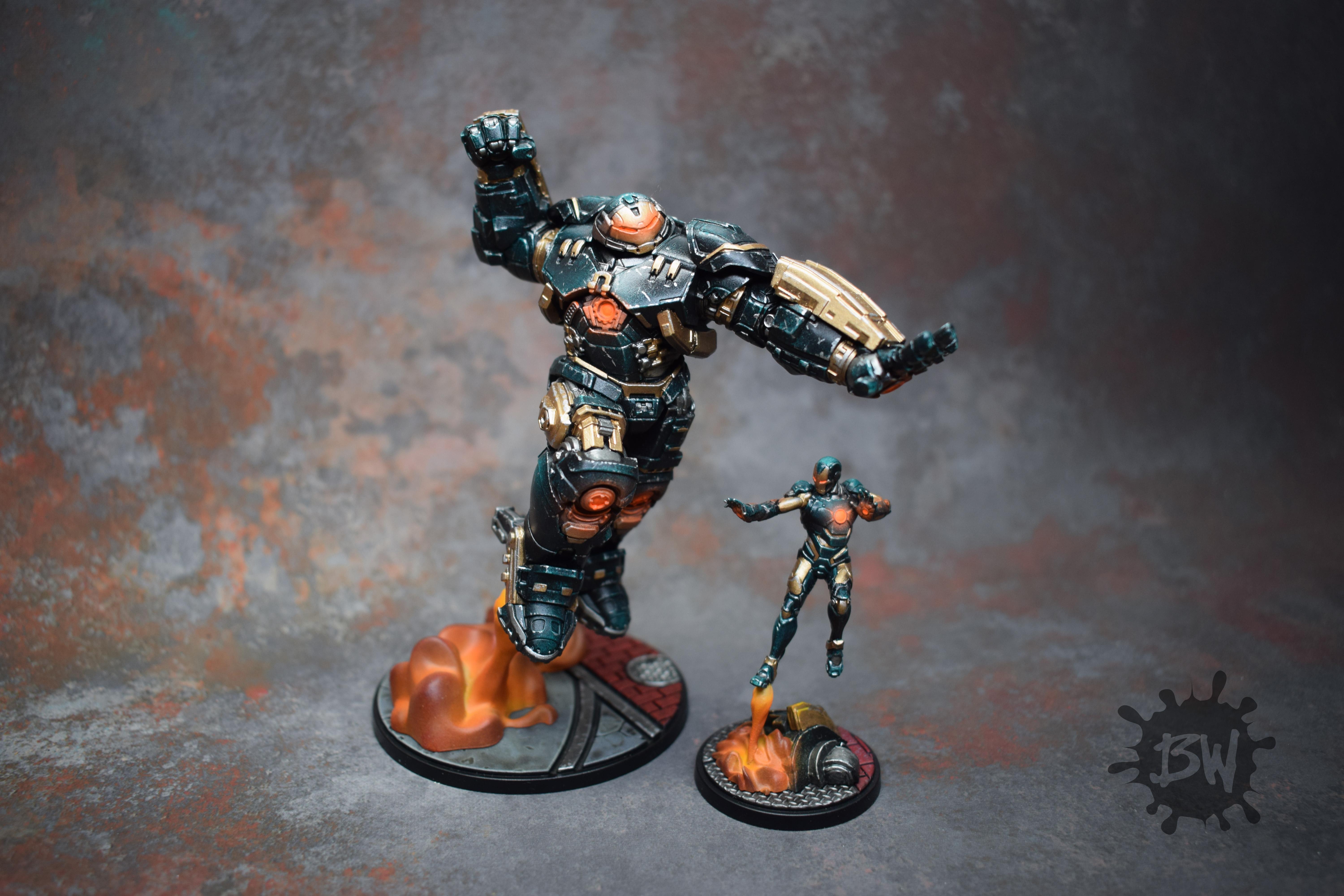 Amg, Atomic Mass Games, Bw, Hulkbuster, Marvel, Marvel Crisys Protocol, Mcp