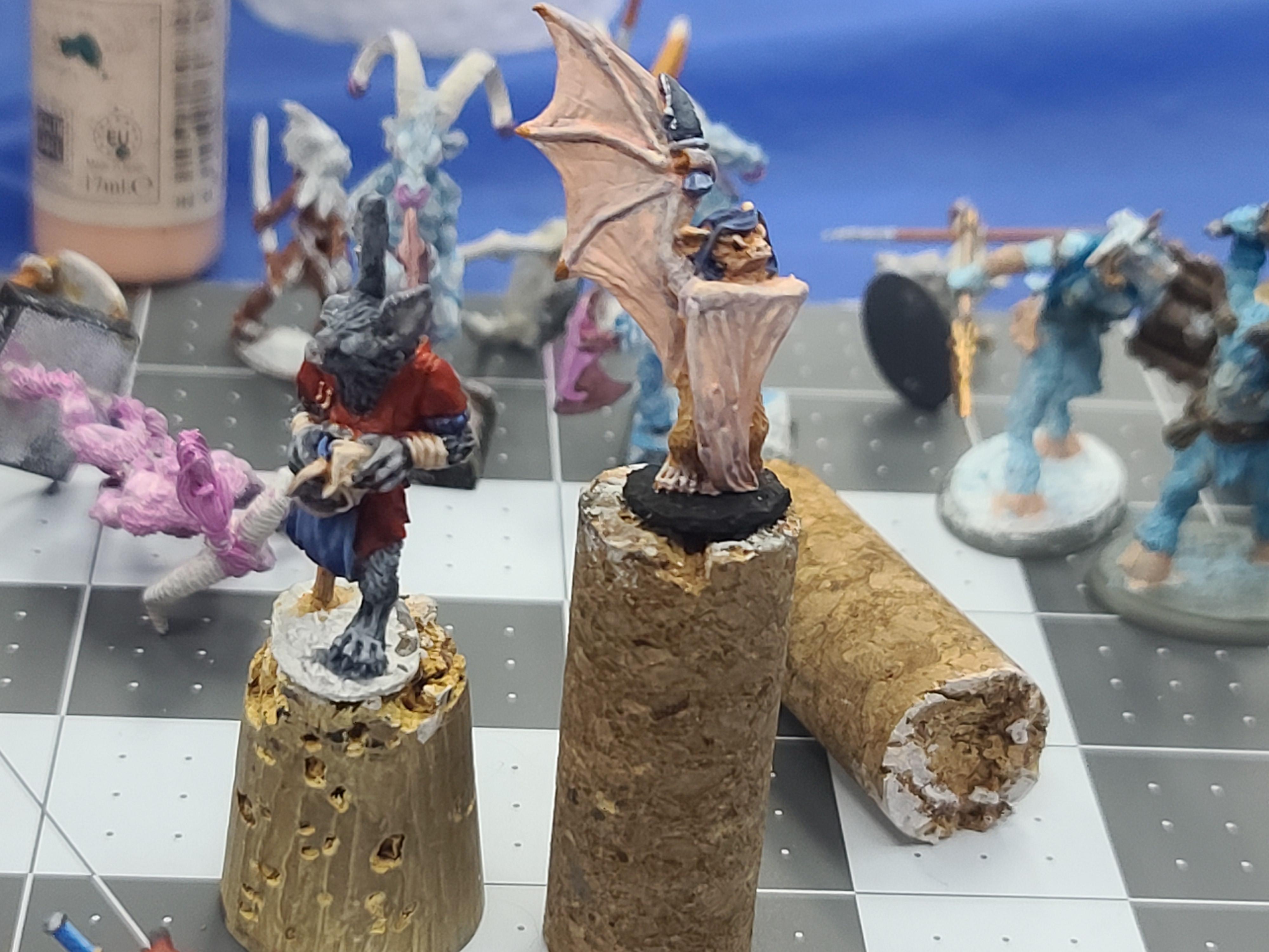 Badgers And Burrows, Bartender, Bat, Hare, Nudist, Oathsworn Miniatures
