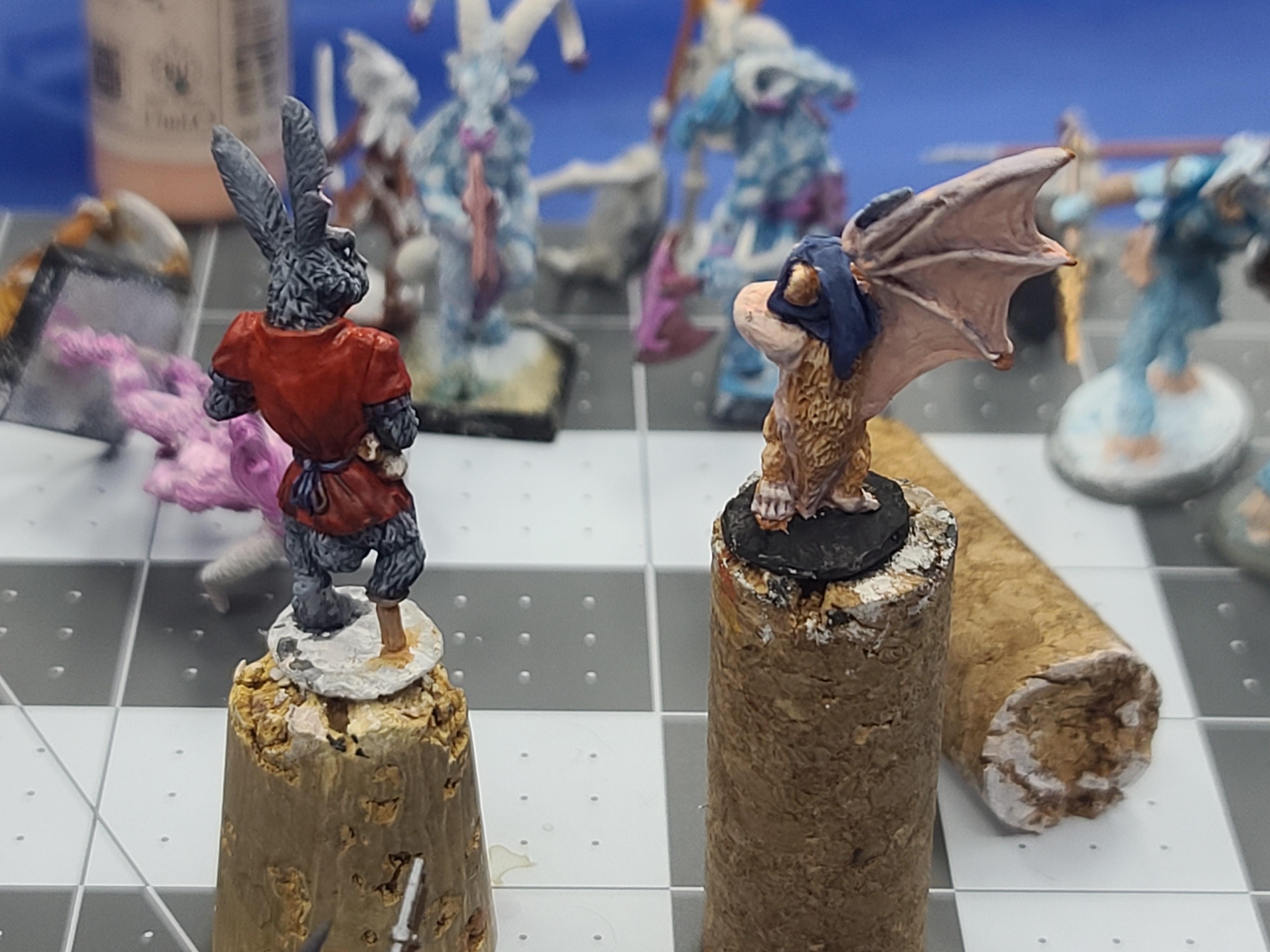 Badgers And Burrows, Bartender, Bat, Hare, Nudist, Oathsworn Miniatures