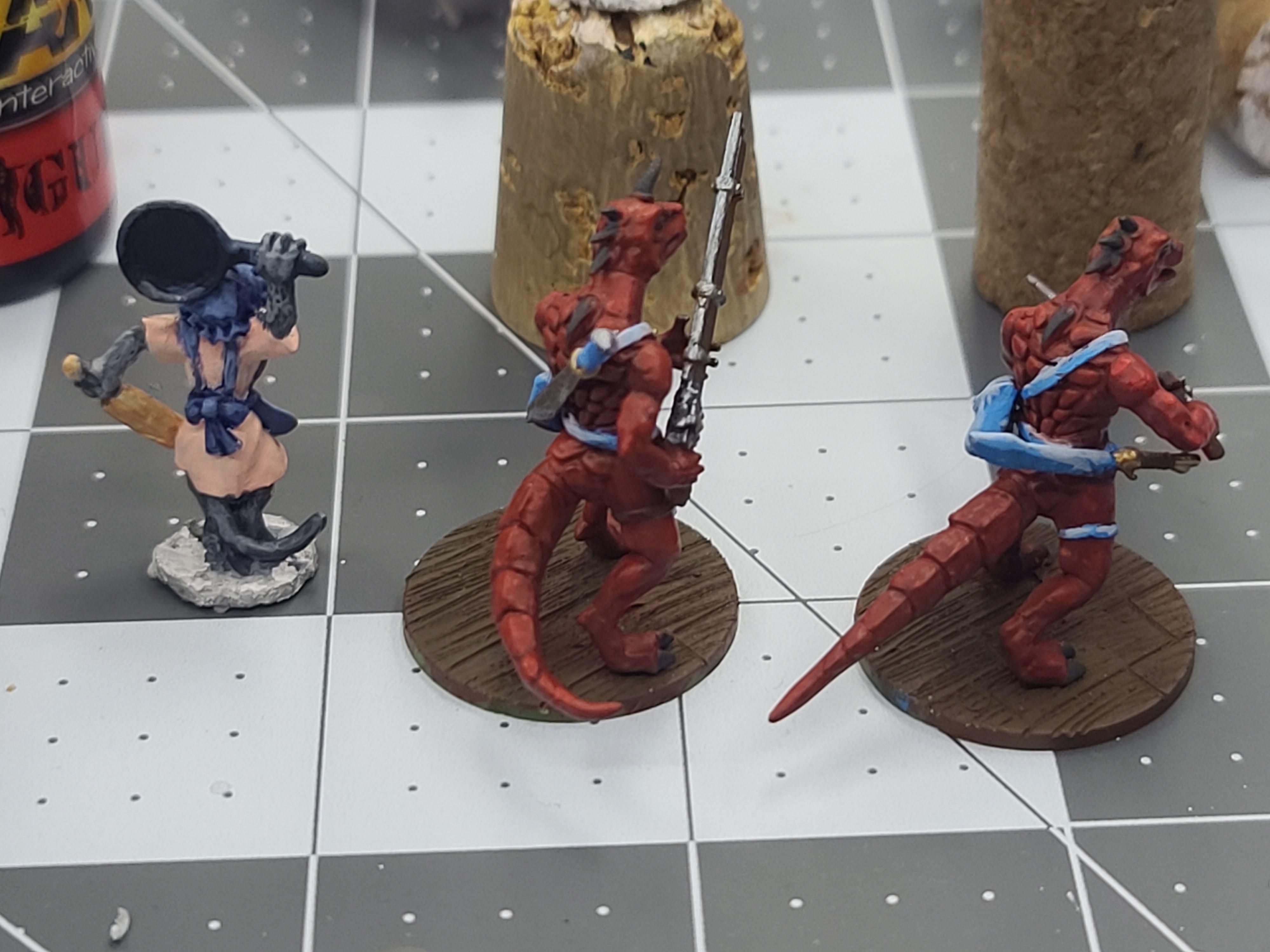 Burrows And Badgers, Cook, Dungeons And Dragons, Gaslamp Fantasy, Lizard, Musket, Oathsworn Miniatures, Shrew, Wargames Atlantic