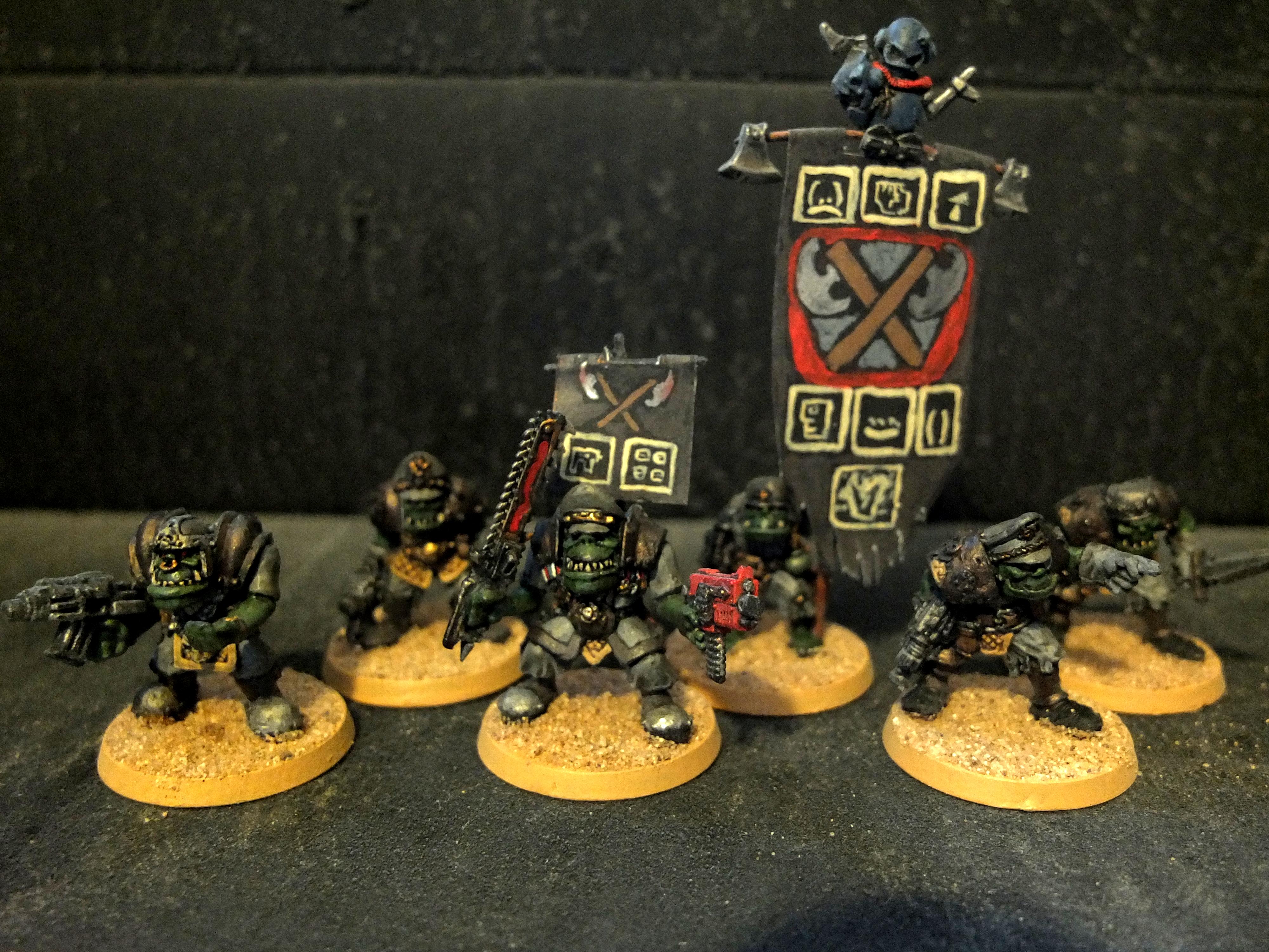 Blood Axe, Nob, Oldhammer, Orks, Retinue, Rogue Trader, Waaaaaaaaaaaaaaaaaaarrrrrrrrrrrghhhhhhhhhhhhhh