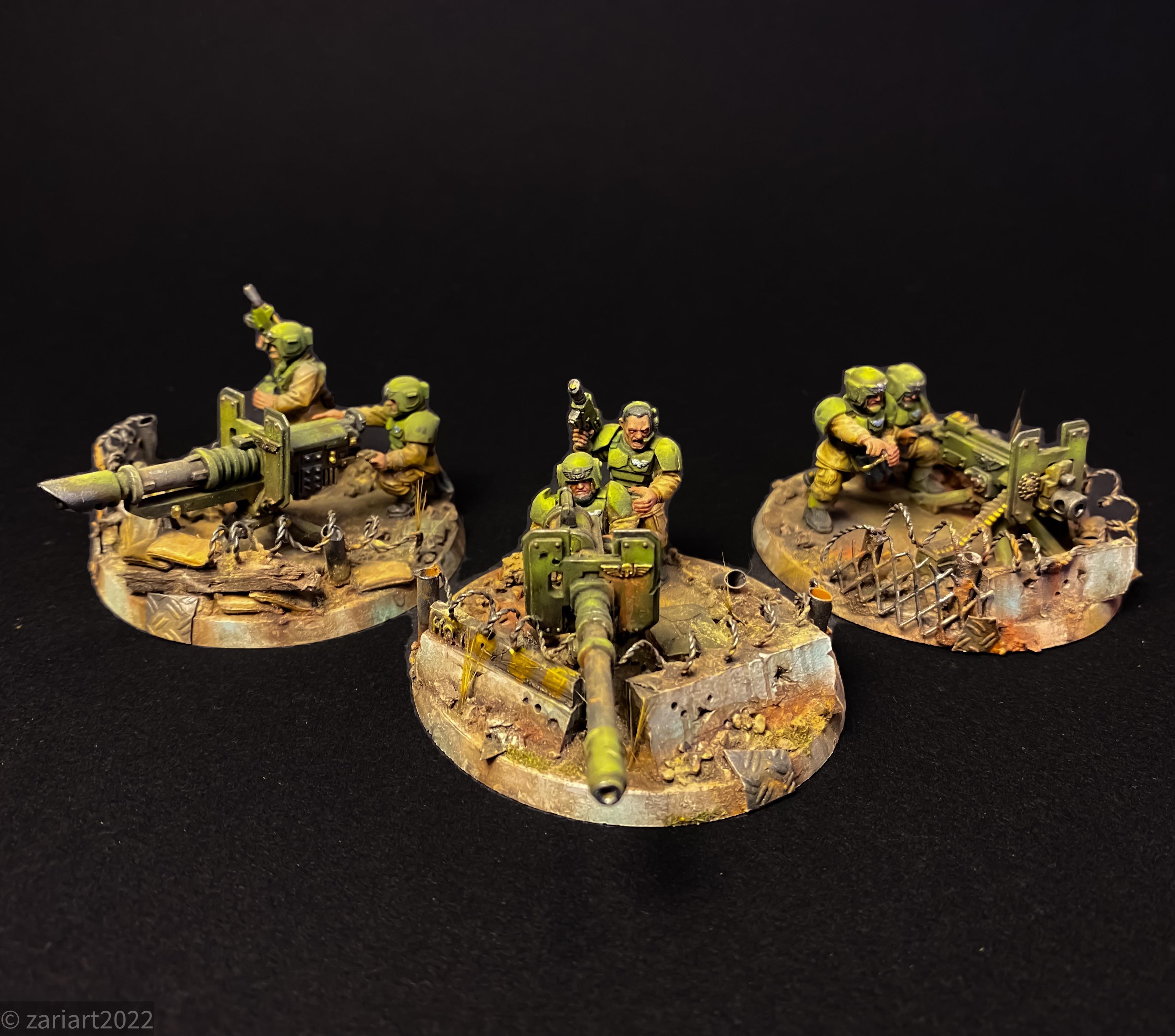 Airbrushed, Astra Militarum, Cadians, Imperial Guard, Kitbash, Urban Base, Warhammer 40,000