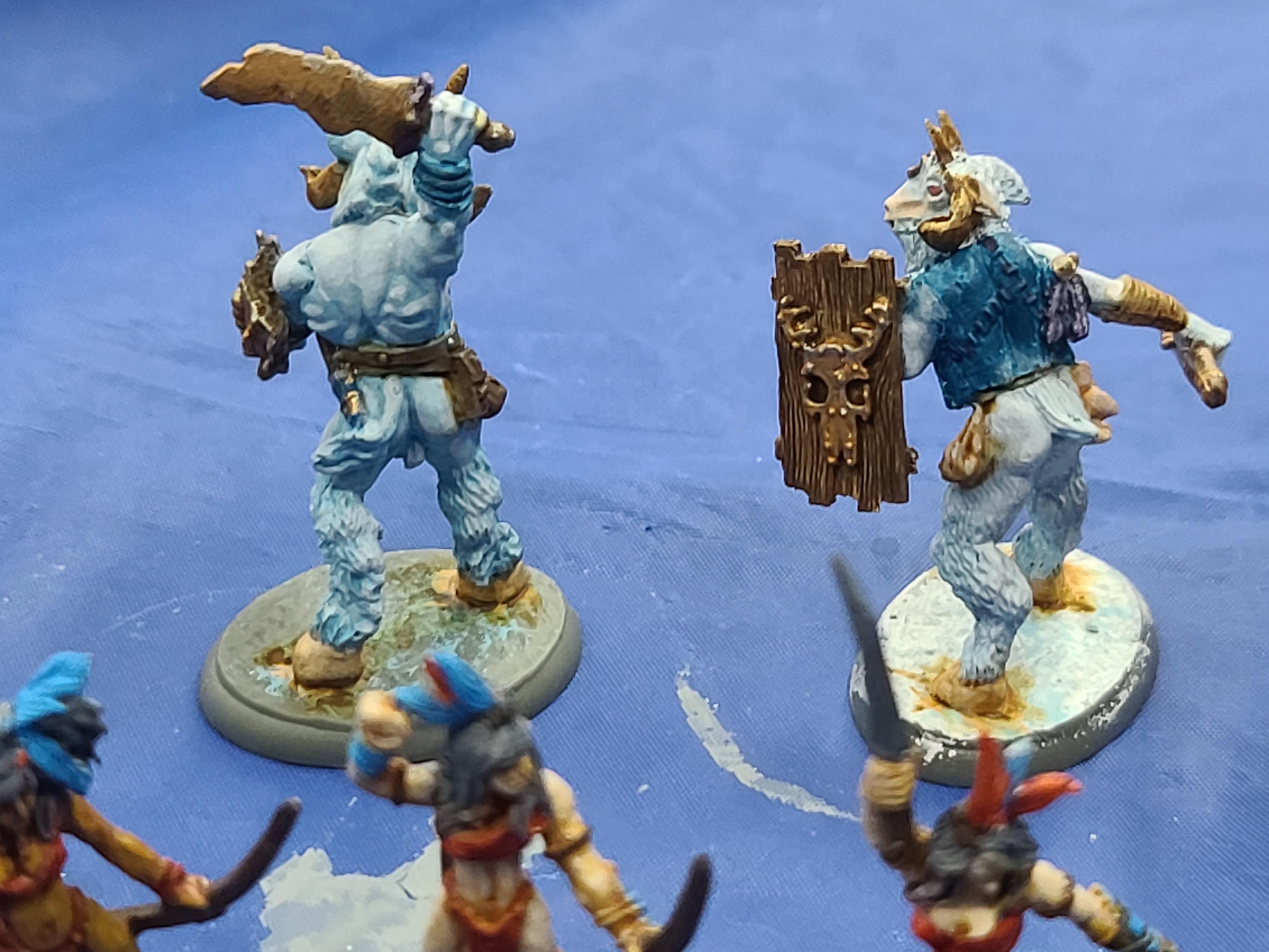 Beastmen, Bones, Bones Black, Reaper Miniatures