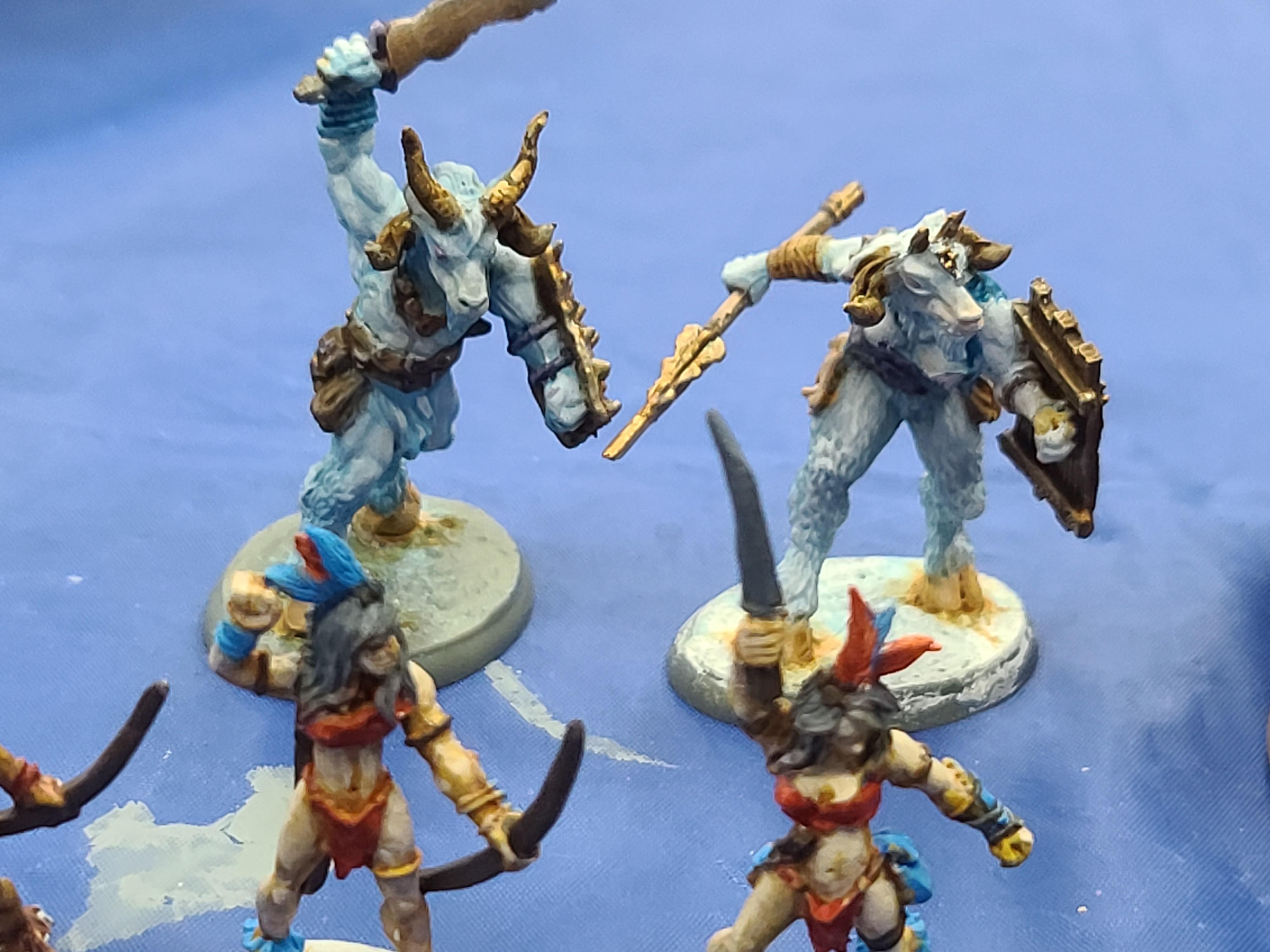Beastmen, Bones, Bones Black, Reaper Miniatures