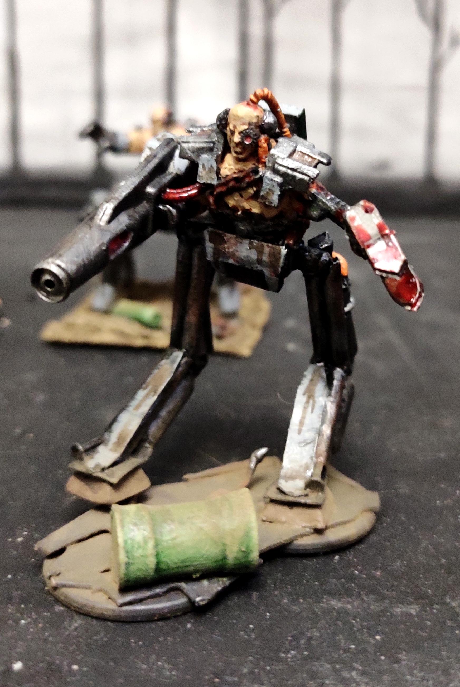 Admech, Claw, Conversion, Cyborg, Gladiator, Kitbash, Quake, Railgun, Scratch Build, Sculpting, Servitors, Strogg