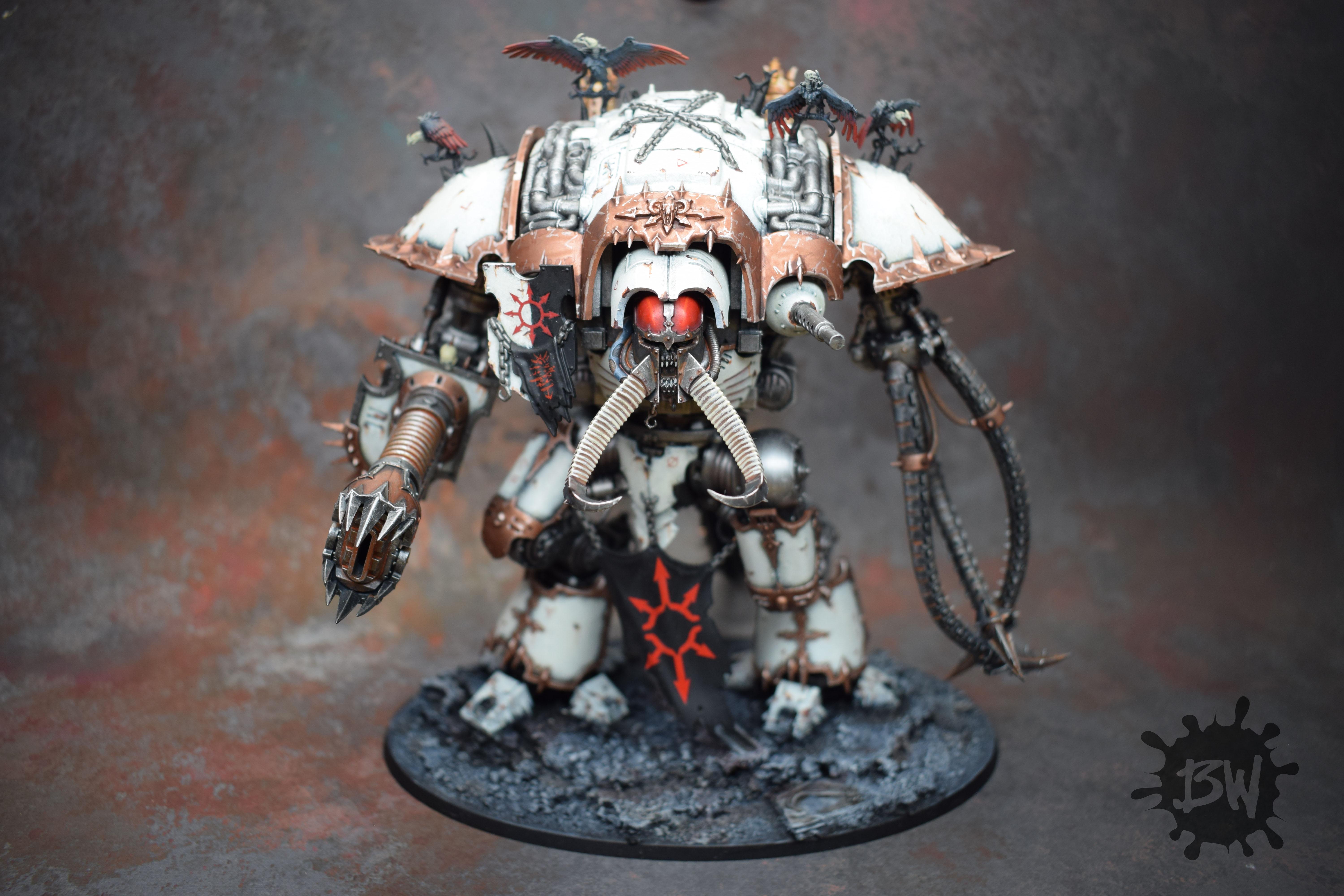 30k, Bw, Chaos, Chaos Knights Army, Games Workshop, Knight Abominant, Warhammer 40,000, Warhammer Fantasy