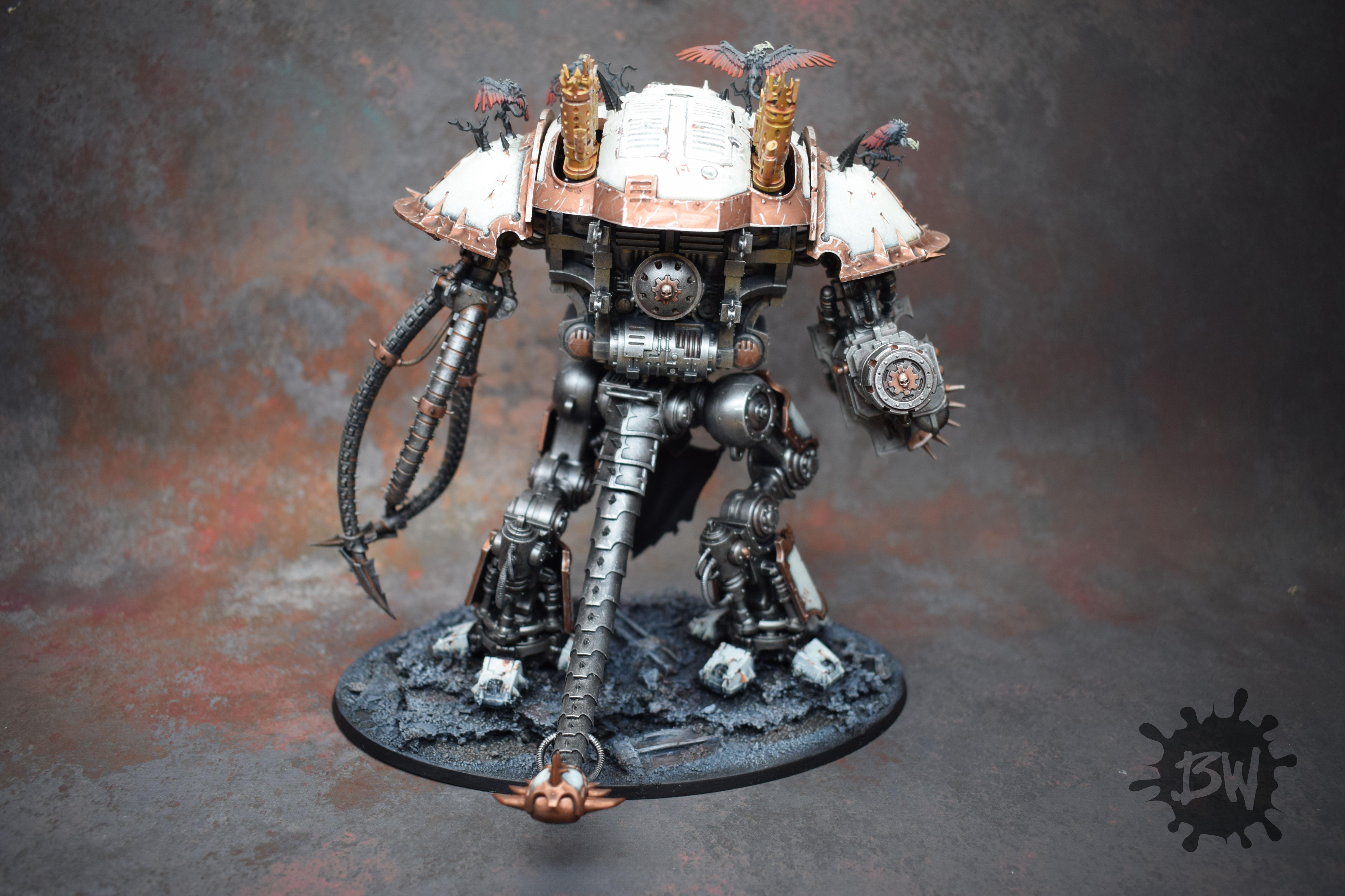 30k, Bw, Chaos, Chaos Knights Army, Games Workshop, Knight Abominant, Warhammer 40,000, Warhammer Fantasy