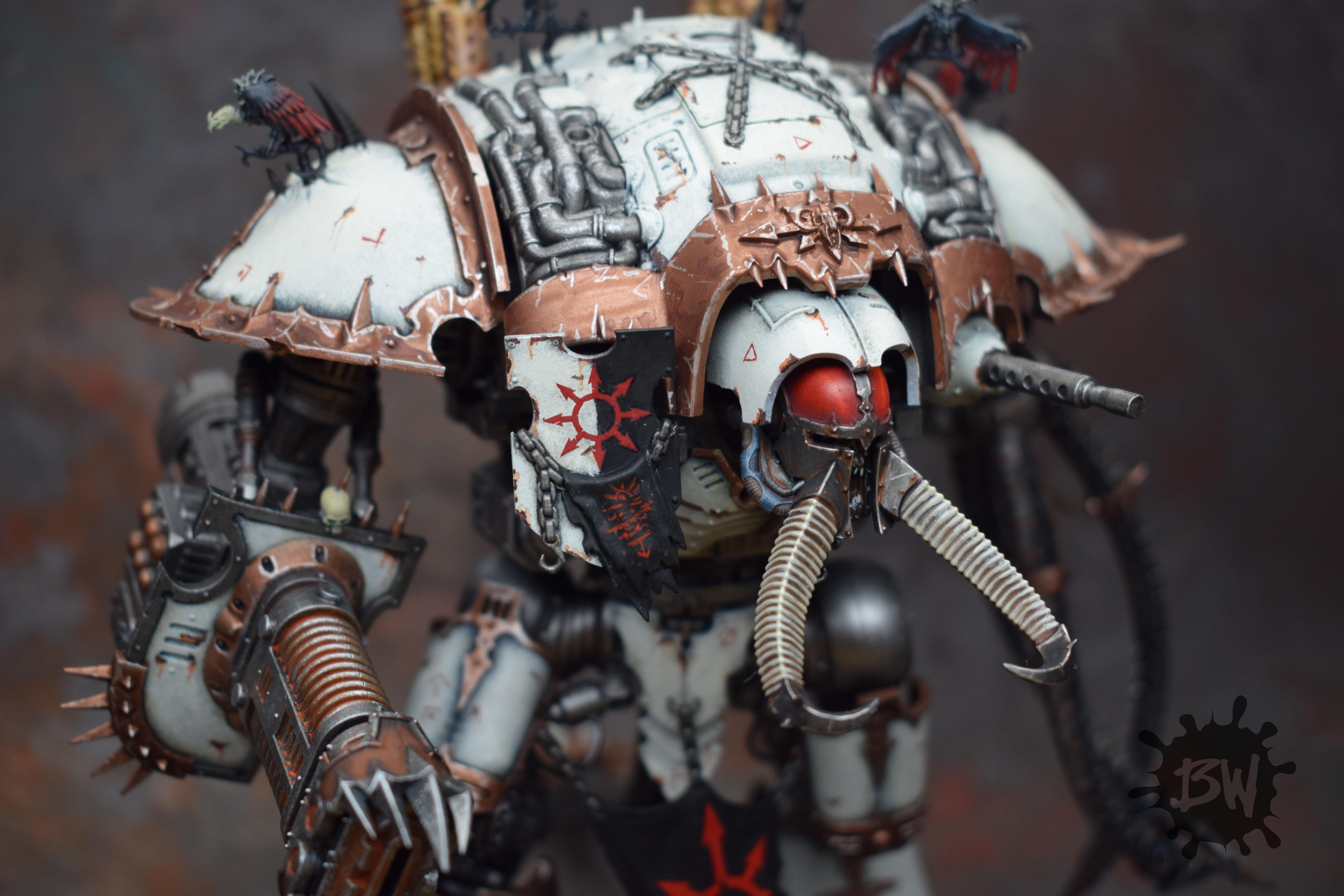 30k, Bw, Chaos, Chaos Knights Army, Games Workshop, Knight Abominant, Warhammer 40,000, Warhammer Fantasy