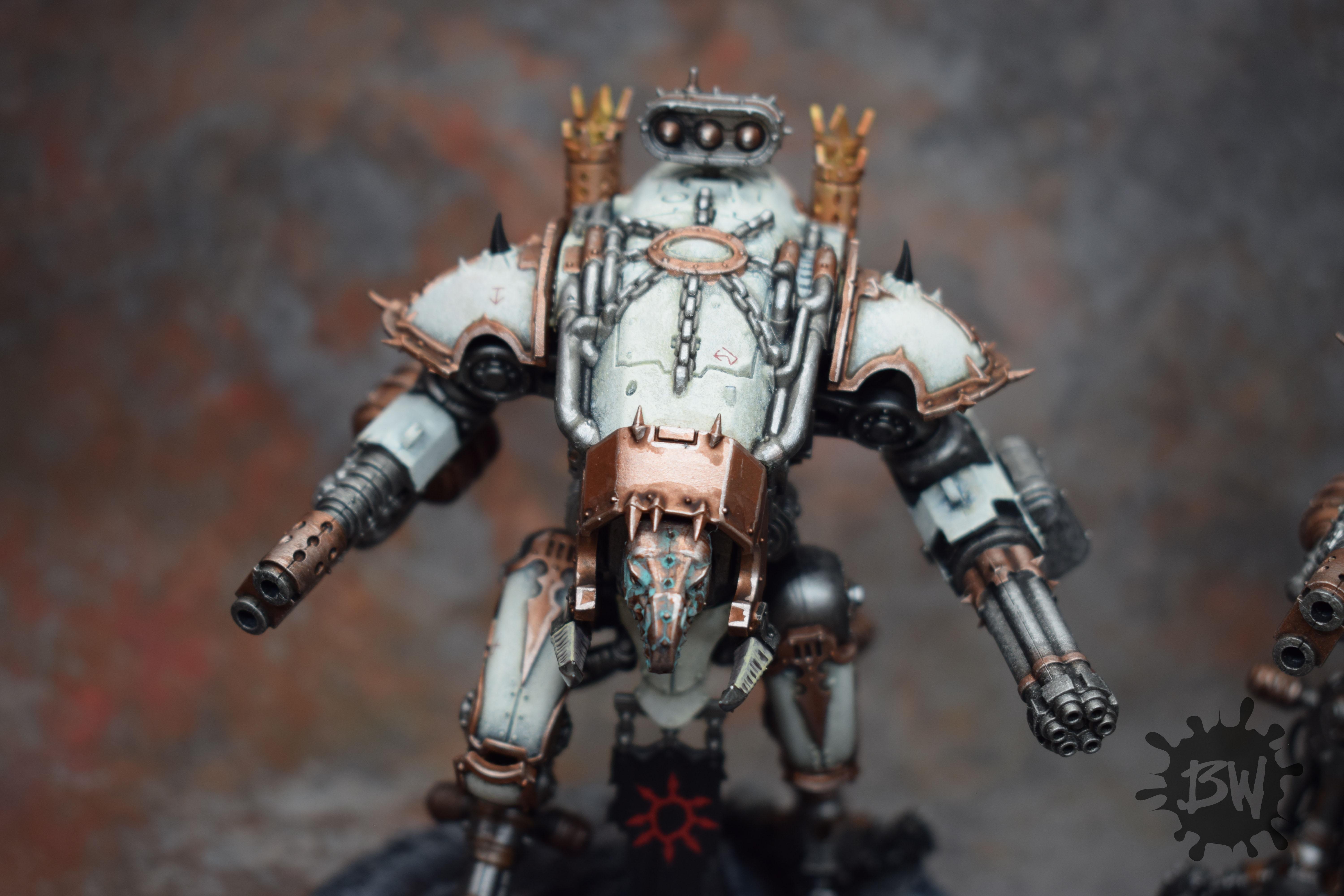 30k, Bw, Chaos, Chaos Knights Army, Games Workshop, War Dog Brigands, Warhammer 40,000, Warhammer Fantasy