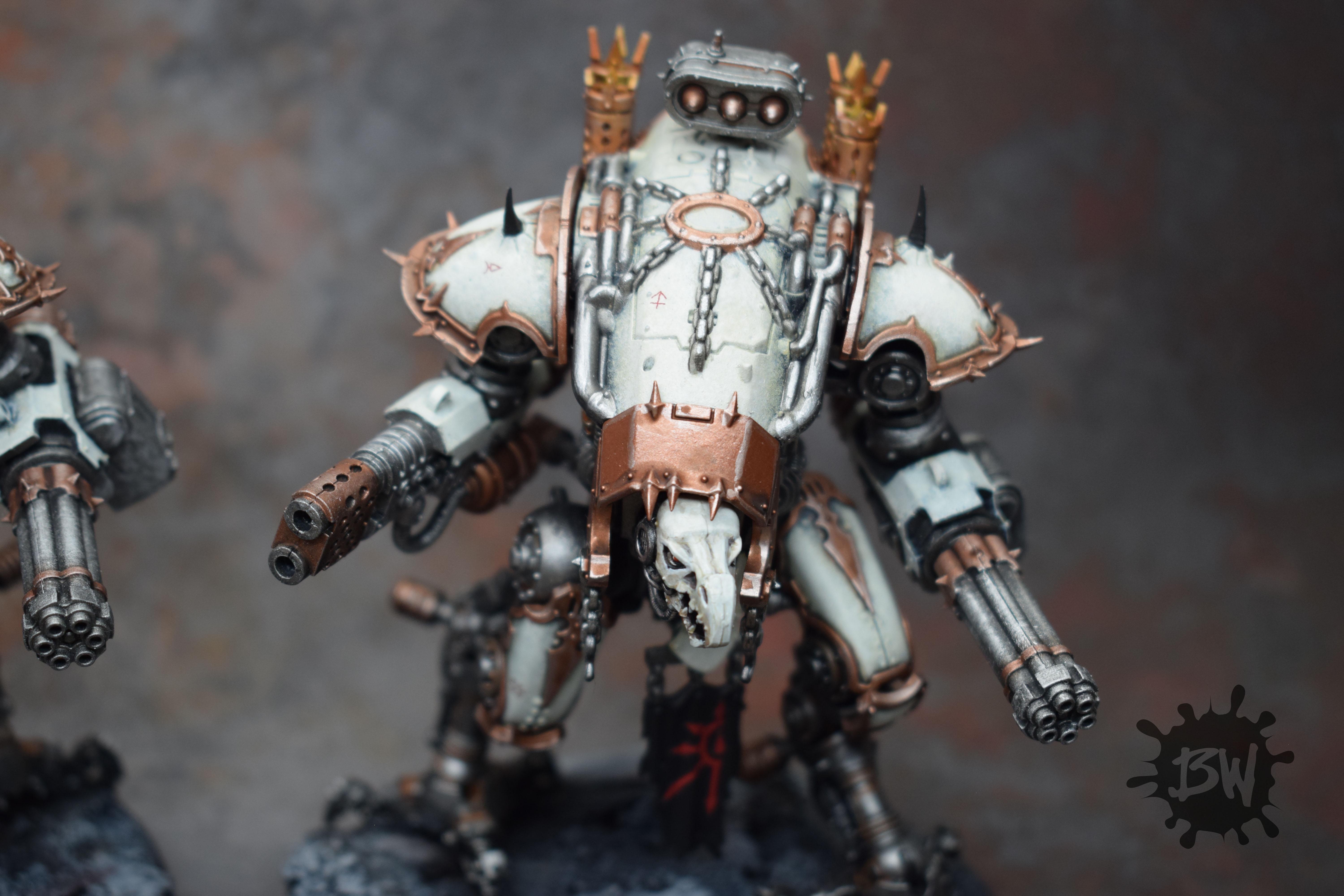 30k, Bw, Chaos, Chaos Knights Army, Games Workshop, War Dog Brigands, Warhammer 40,000, Warhammer Fantasy