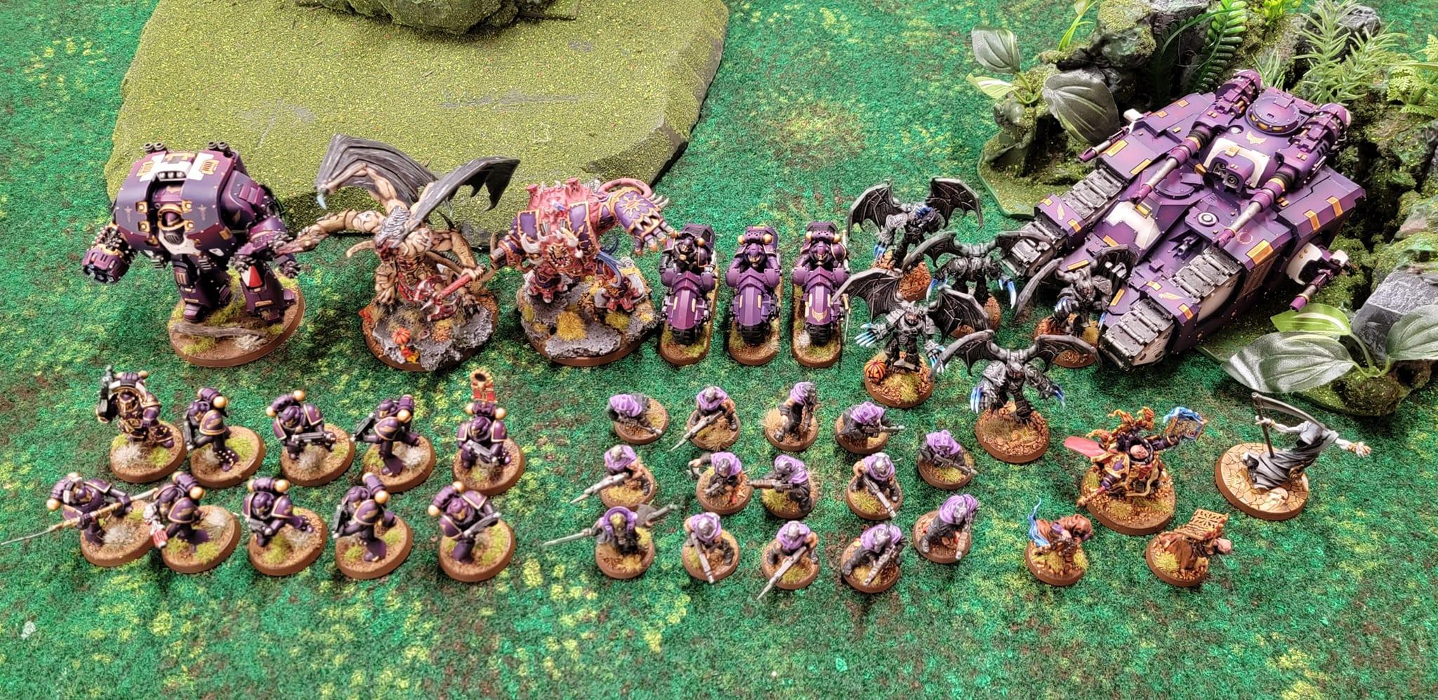 Battle Report, Chaos Space Marines, Emperor's Children, Tyranids, Warhammer 40,000