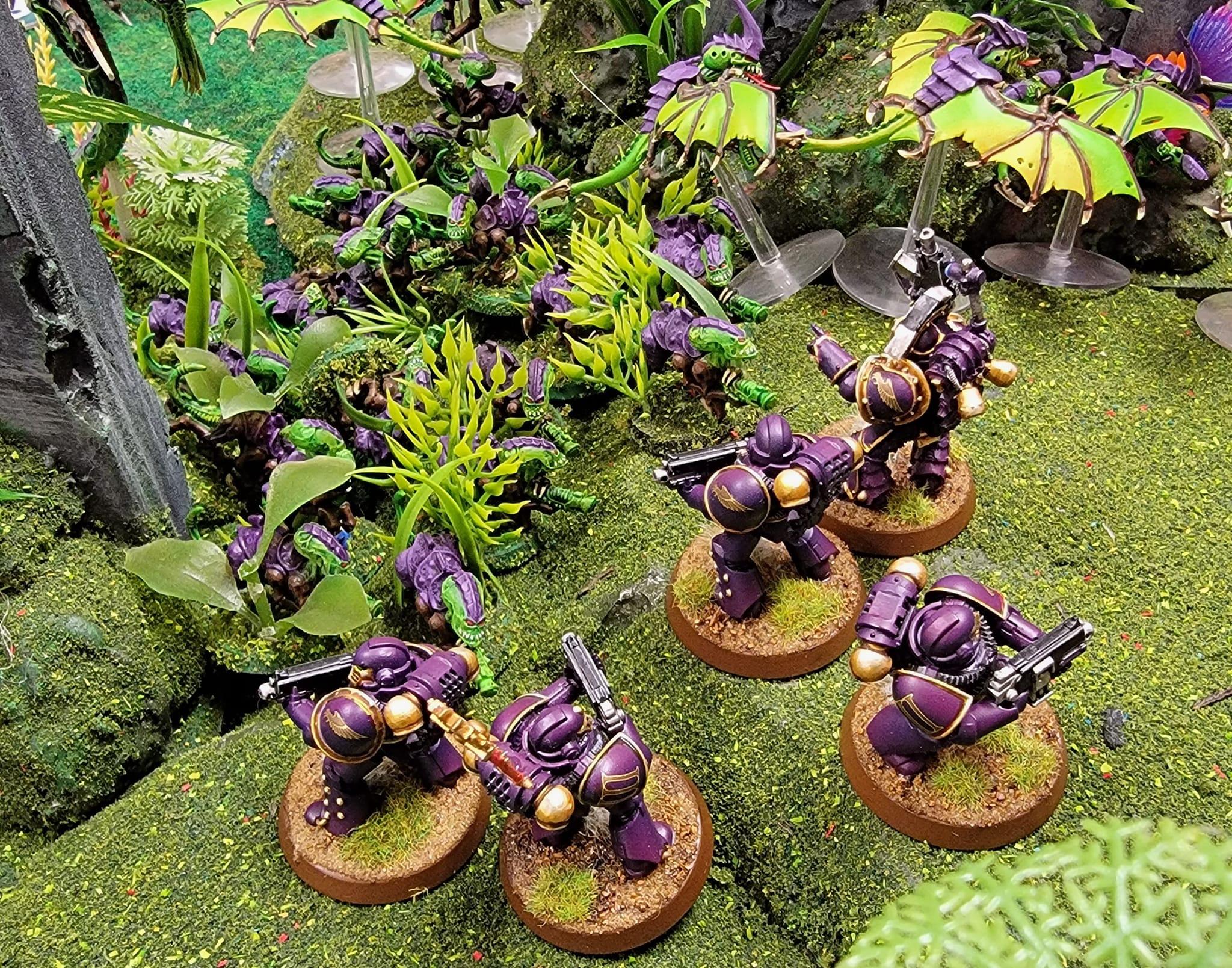 Battle Report, Chaos Space Marines, Emperor's Children, Tyranids, Warhammer 40,000