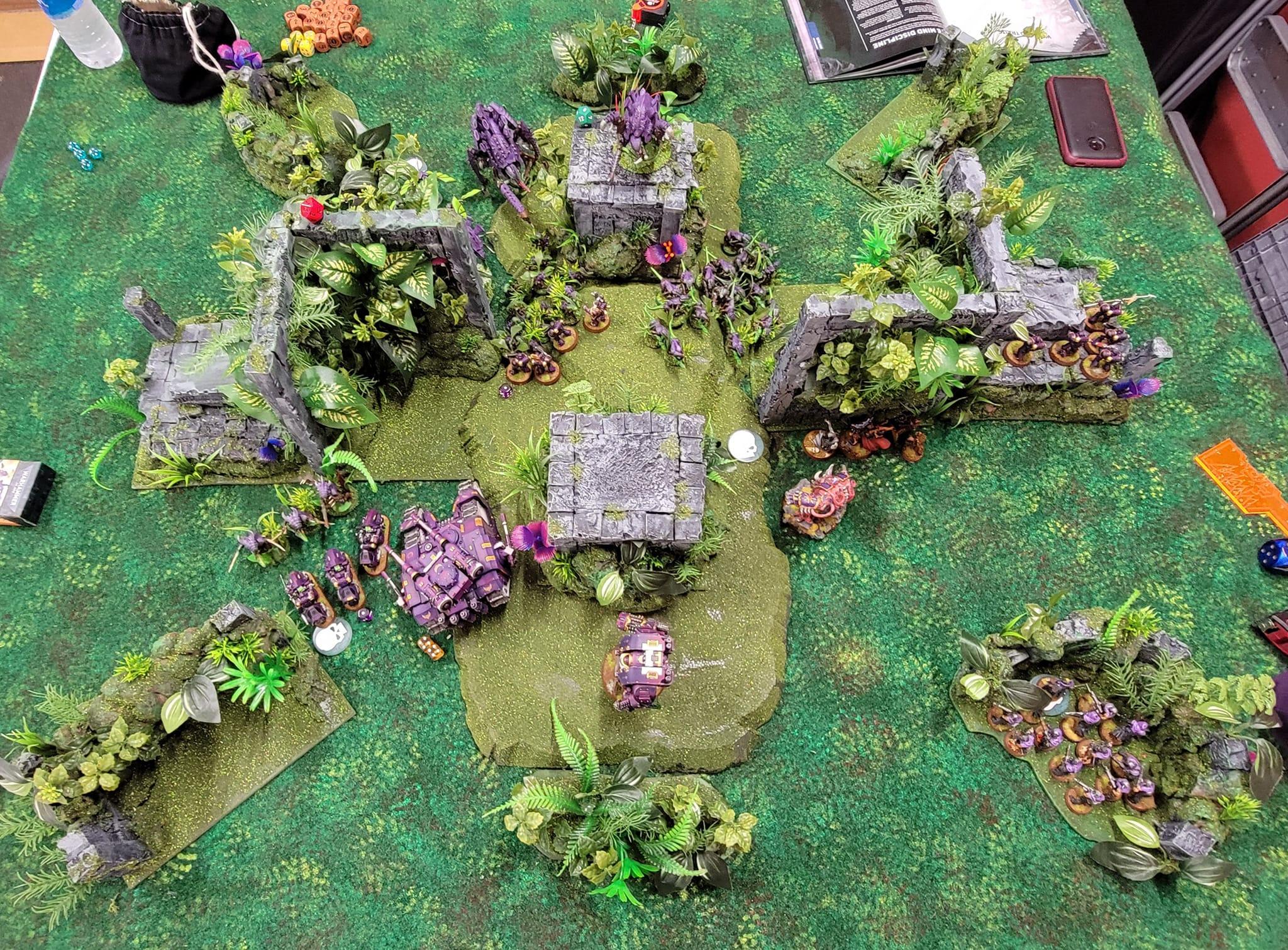 Battle Report, Chaos Space Marines, Emperor's Children, Tyranids, Warhammer 40,000
