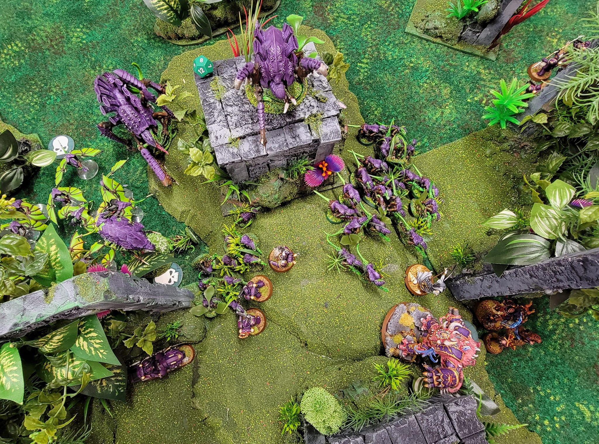 Battle Report, Chaos Space Marines, Emperor's Children, Tyranids, Warhammer 40,000