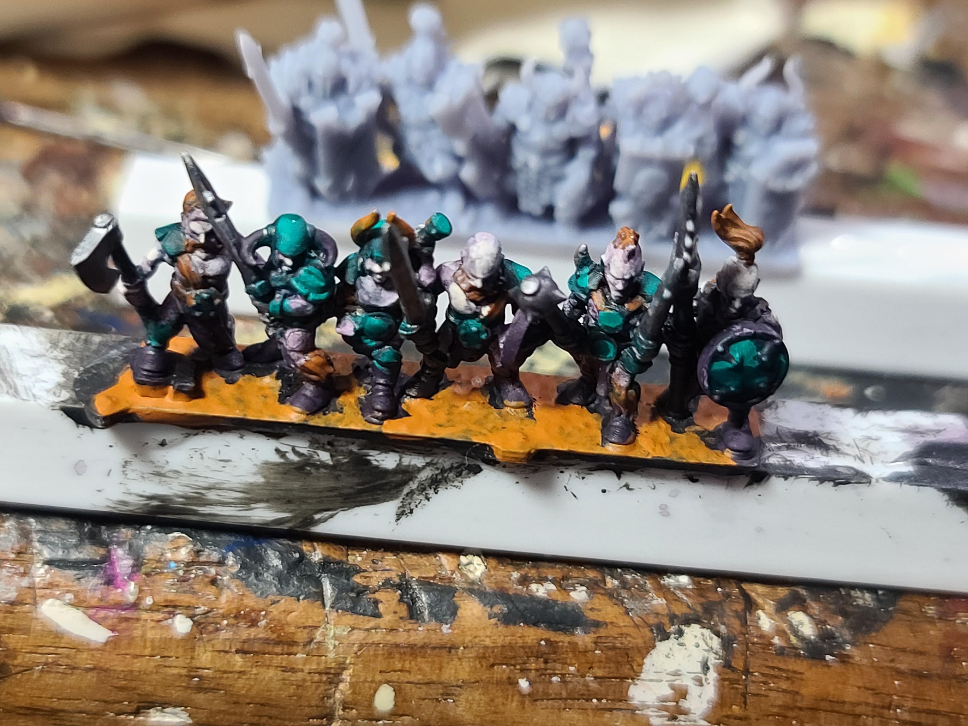 10mm, Chaos, Forest Dragon Designs, Marauders, Warmaster