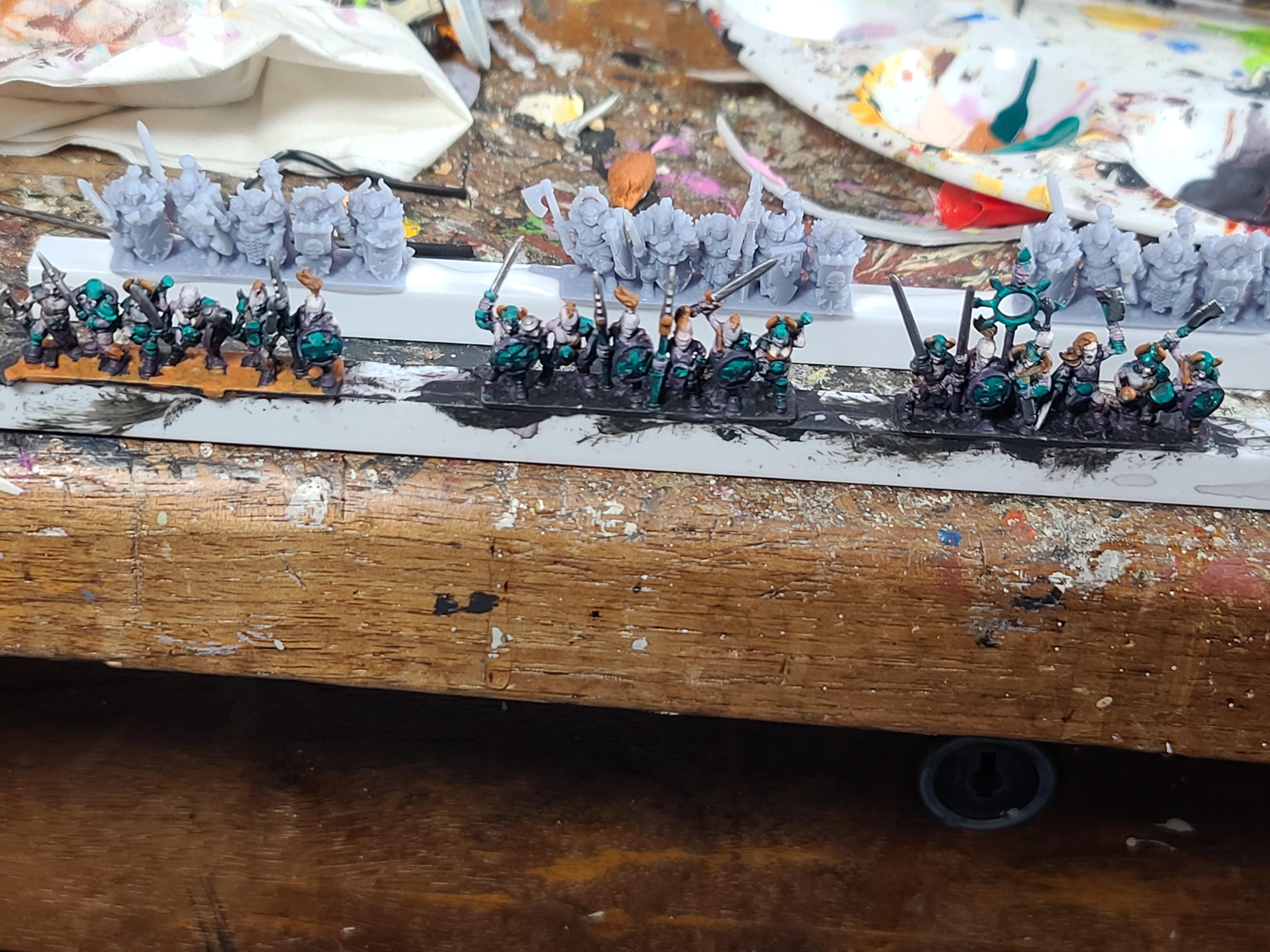10mm, Chaos, Forest Dragon Designs, Marauders, Warmaster