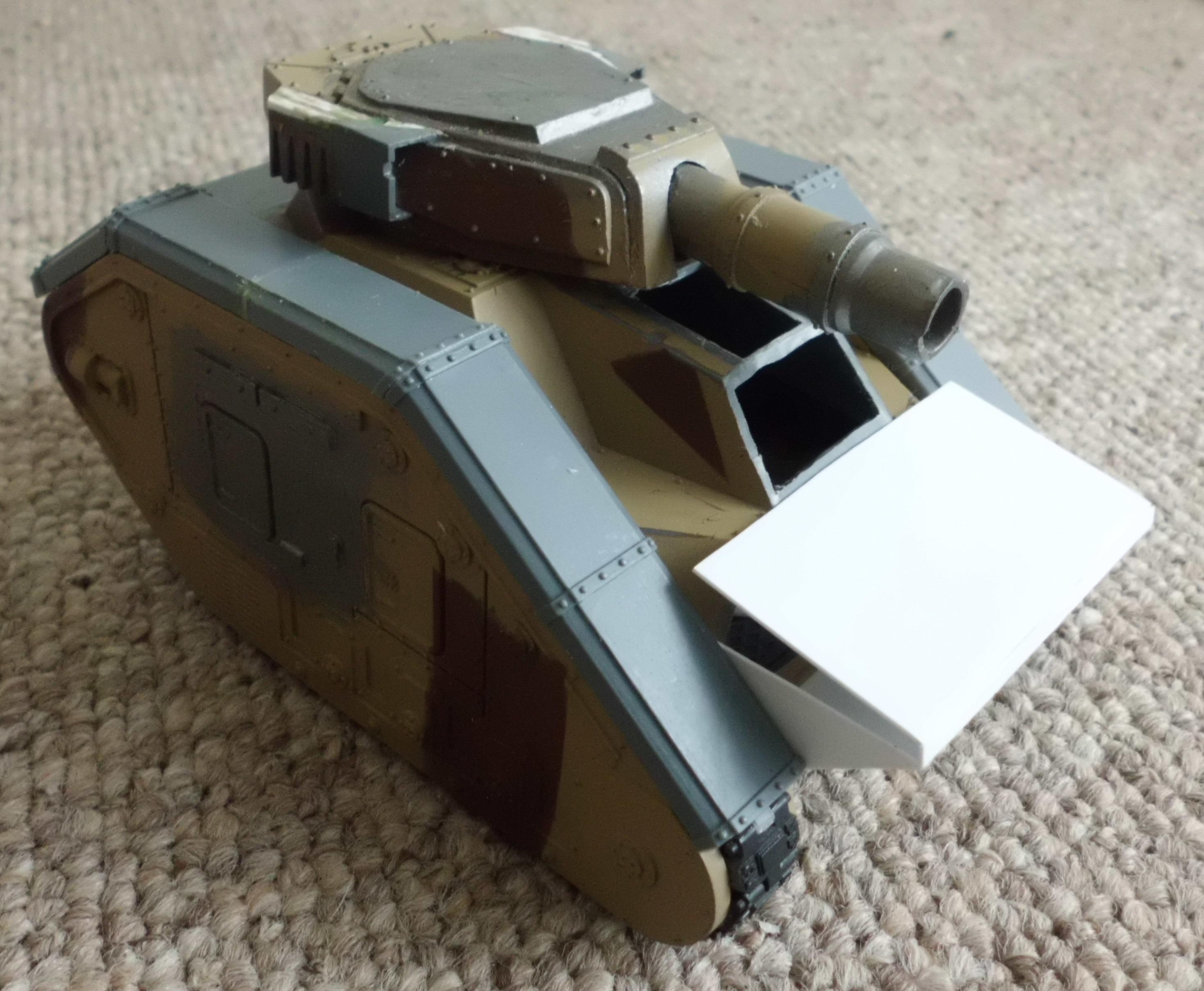30k, Conversion, Imperial Guard, Imperial Militia, Kitbash, Leman Russ Battle Tank, Vanquisher, Warhammer 40,000