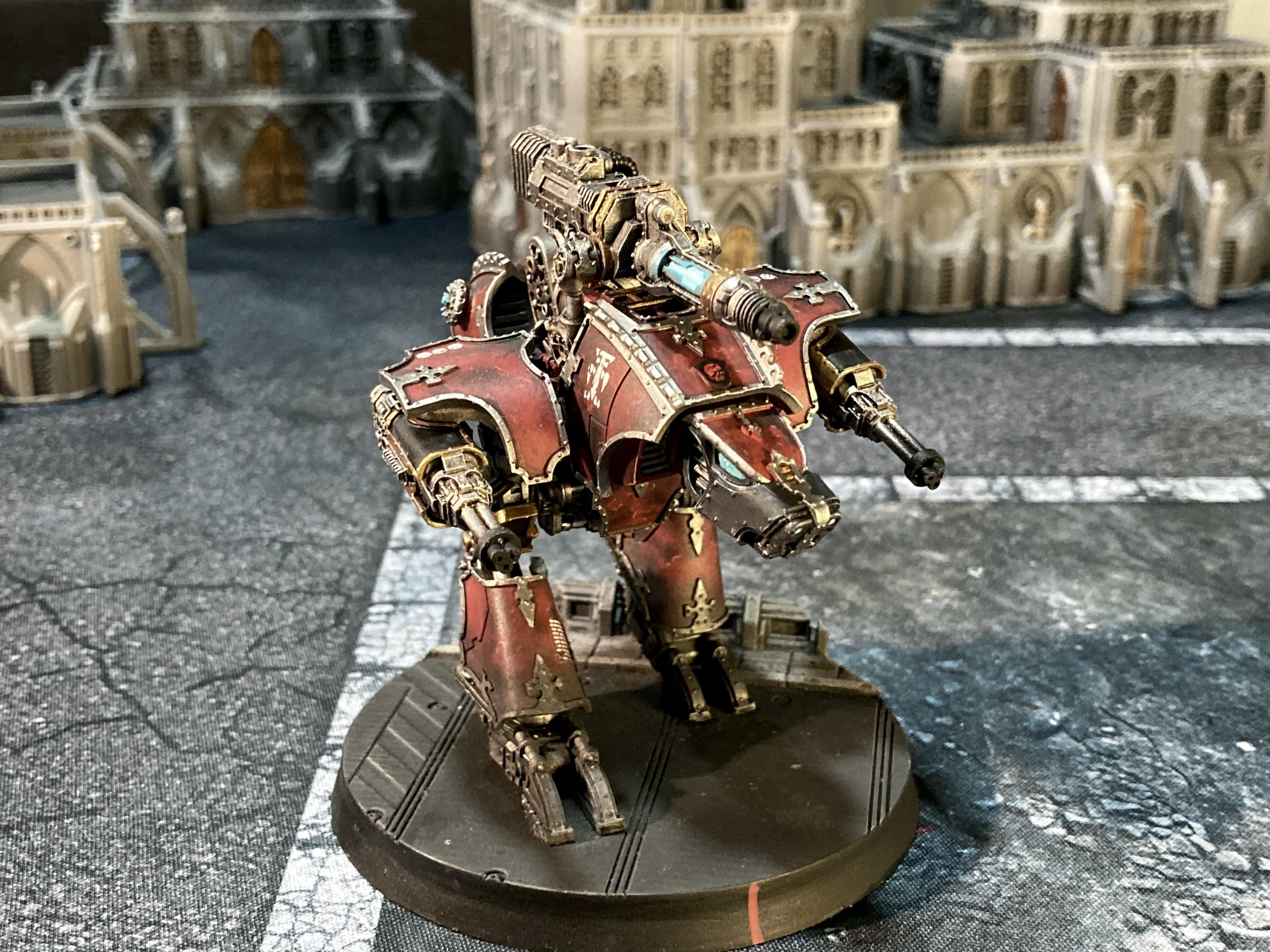 Audax, Dire Wolf Titan, Ember Wolves, Titanicus