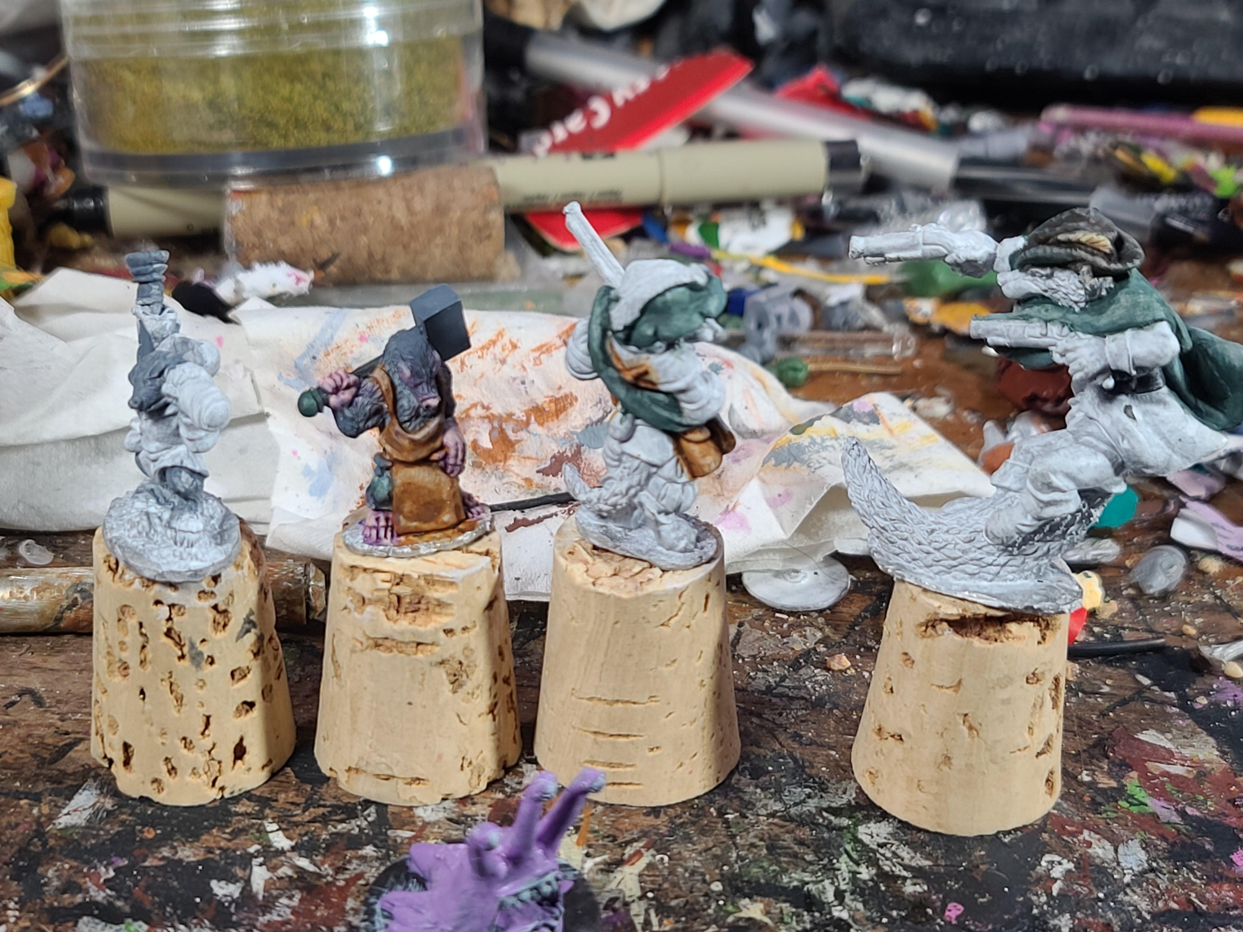 Animal Adventurers, Burrows And Badgers, Firearms, Fox, Mole, Mustelid, Oathsworn Miniatures