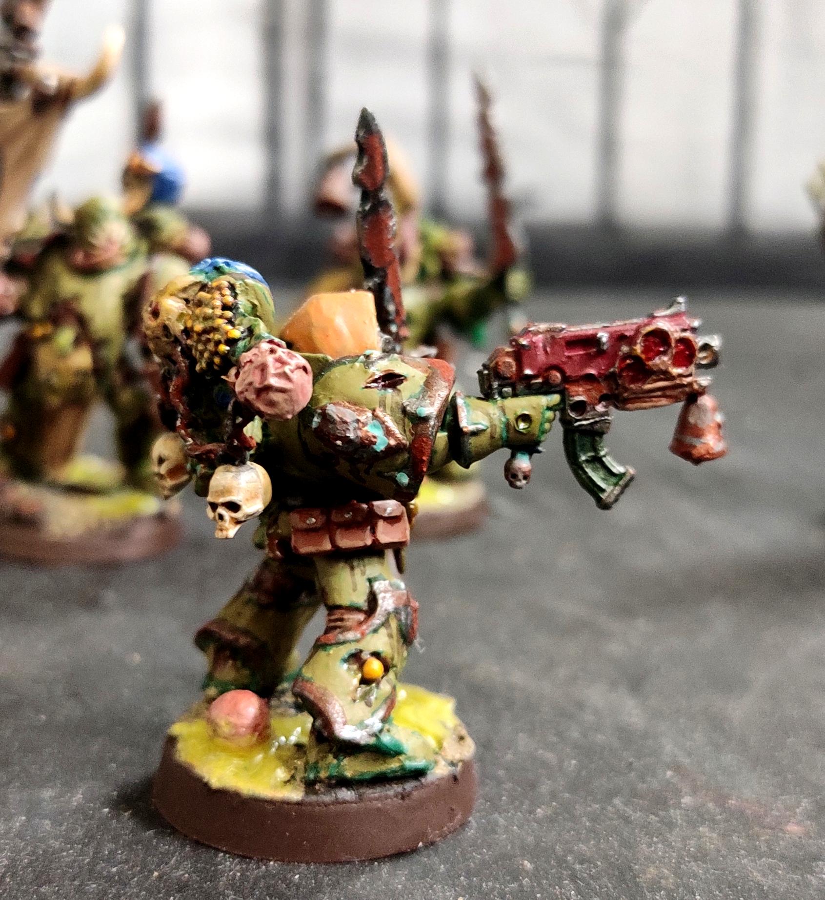Blight, Bolter, Chaos, Chaos Space Marines, Conversion, Death Guard, Decay, Disease, Heresy, Heretic Astartes, Infantry, Nurgle, Pestilence, Plague, Plague Marines, Regiment, Rot, Rust, Sculpting, Traitor Legions, Warhammer 40,000