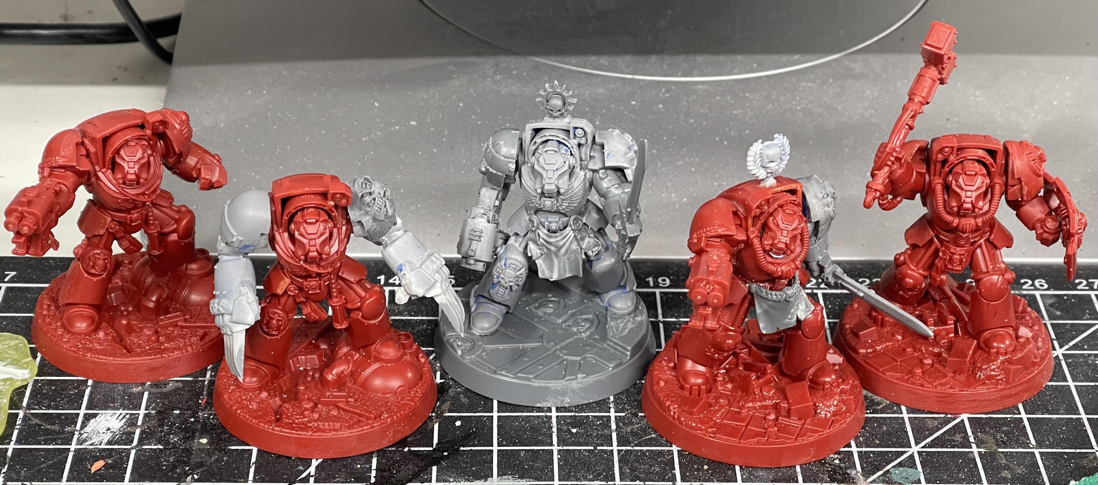 Kitbash, Space Marine Heroes, Space Marines, Terminator Armor, Warhammer 40,000