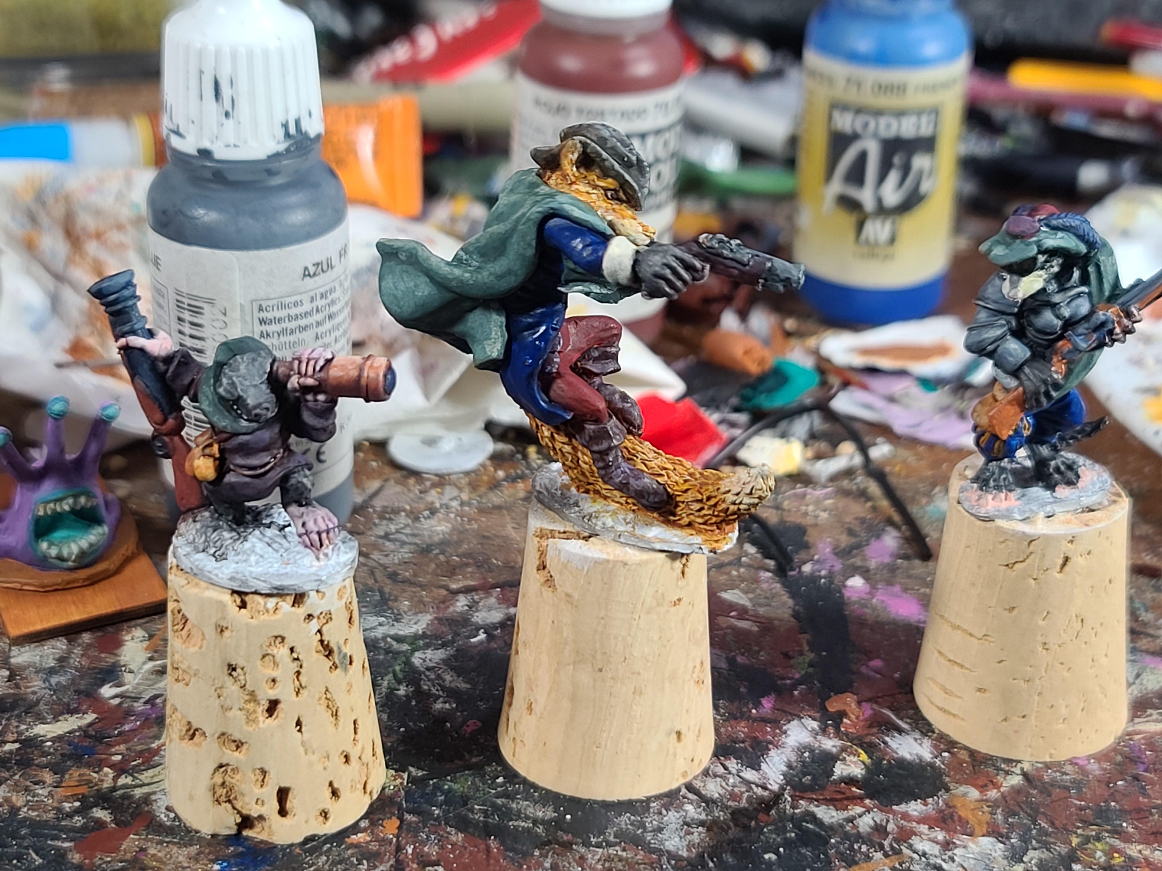 Animal Adventurers, Burrows And Badgers, Dungeons And Dragons, Ferret, Fox, Metal, Mole, Mustelid, Oathsworn Miniatures