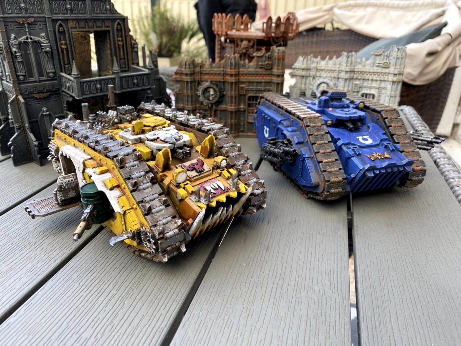 Kitbash, Land Raider, Looted, Orks, Spartan