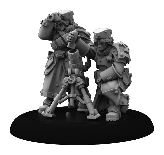 Khador Winter Korps Mortar Team