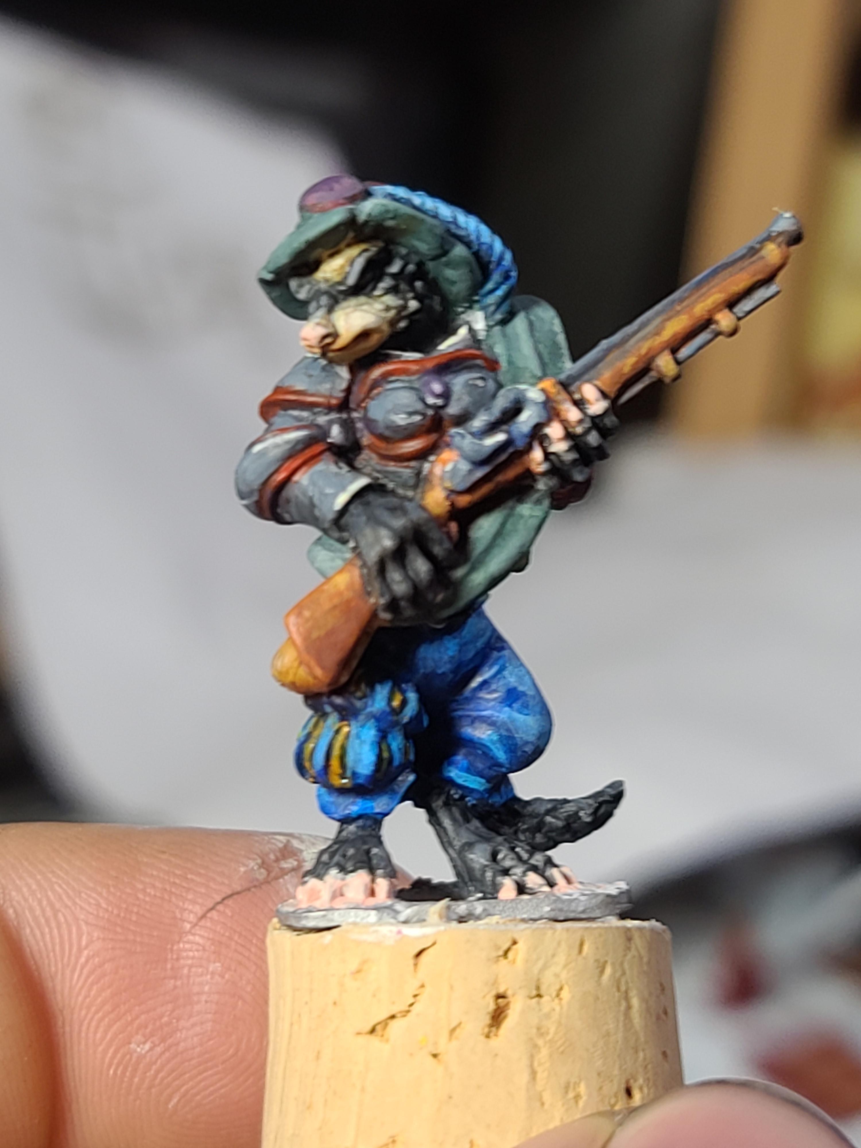Animal Adventurers, Burrows And Badgers, Dungeons And Dragons, Ferret, Firearm, Mustelid, Oathsworn Miniatures