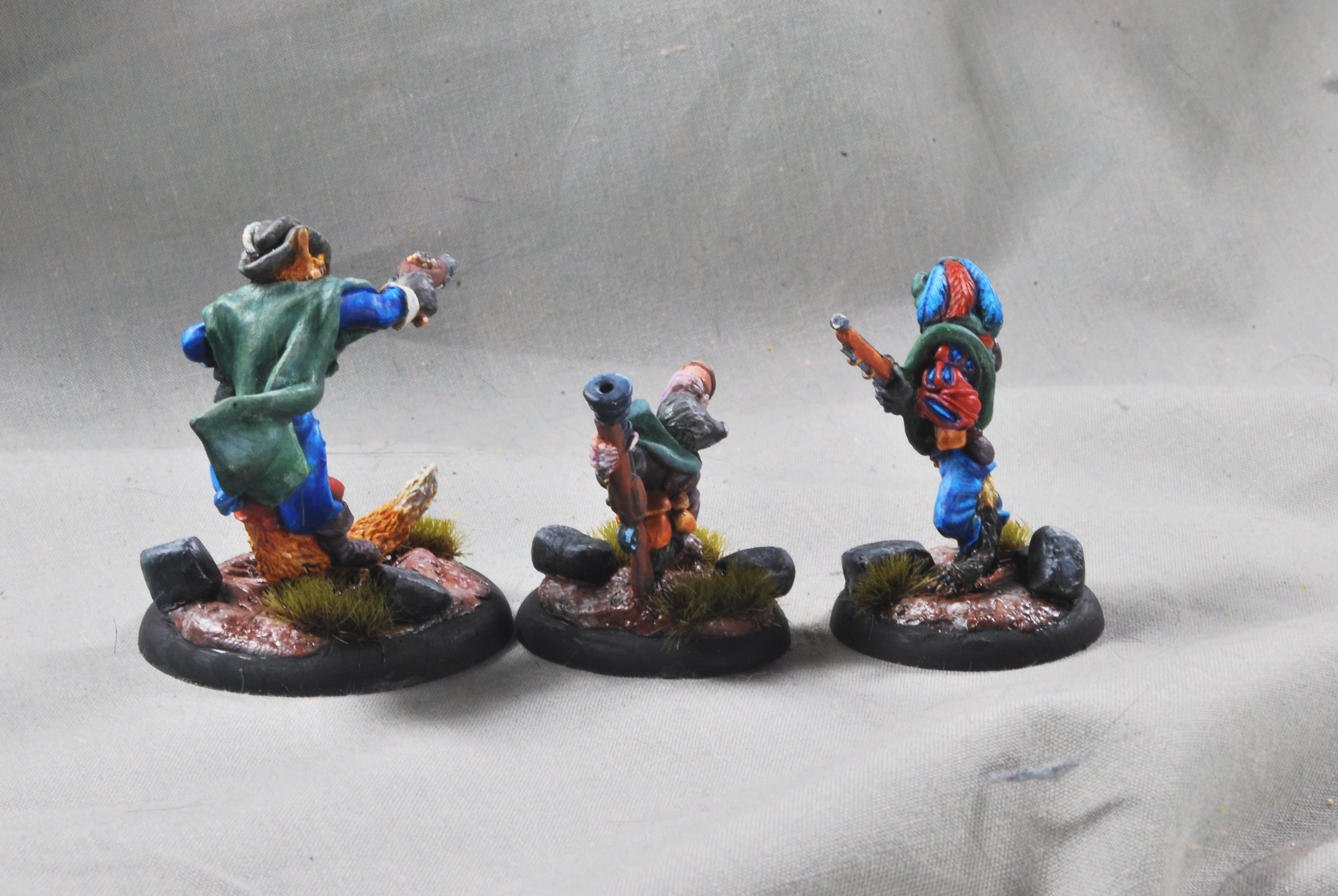 Animal Adventurers, Burrows And Badgers, Dungeons And Dragons, Ferret, Firearms, Fox, Metal, Mole, Mustelid, Oathsworn Miniatures