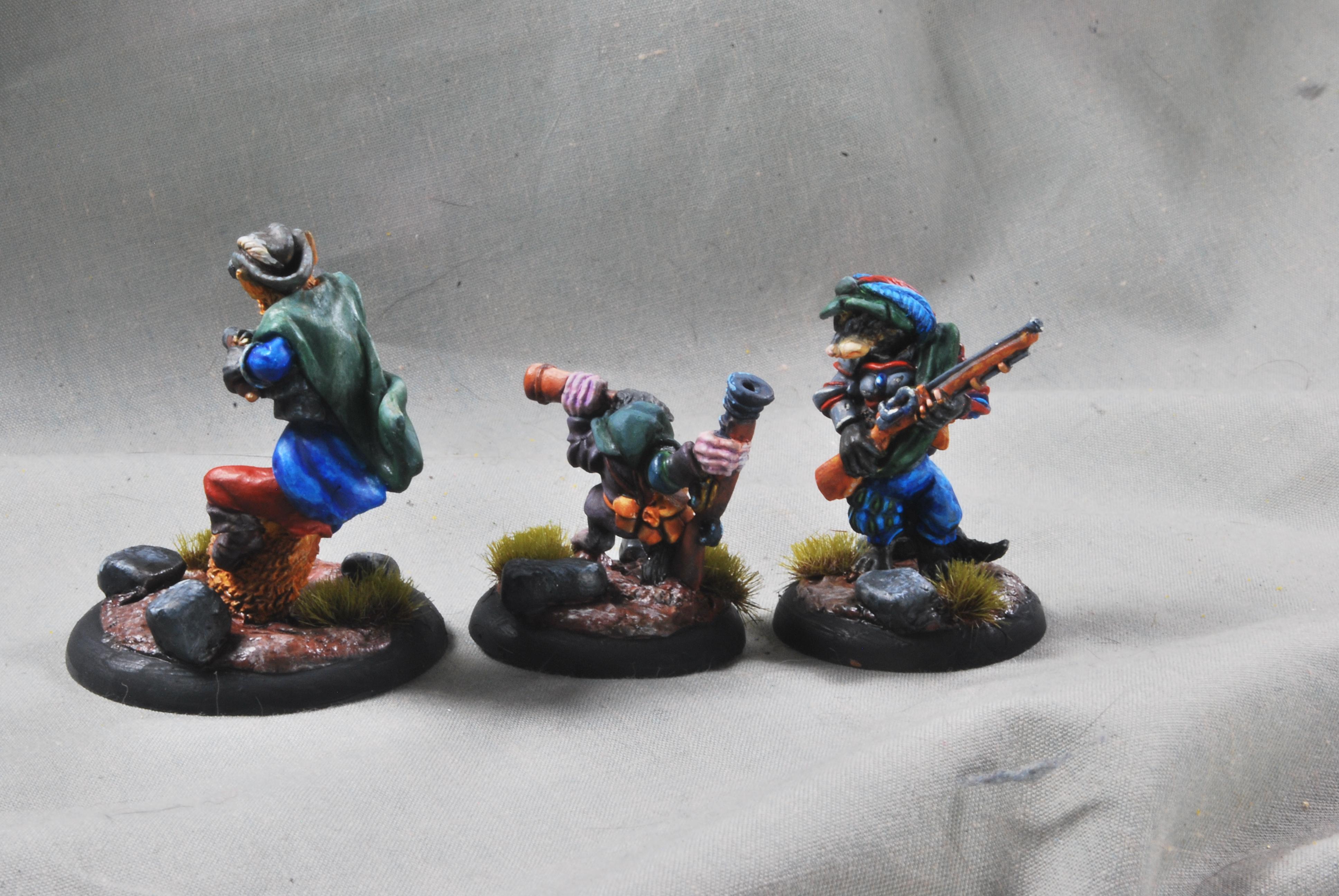 Animal Adventurers, Burrows And Badgers, Dungeons And Dragons, Ferret, Firearms, Fox, Metal, Mole, Mustelid, Oathsworn Miniatures