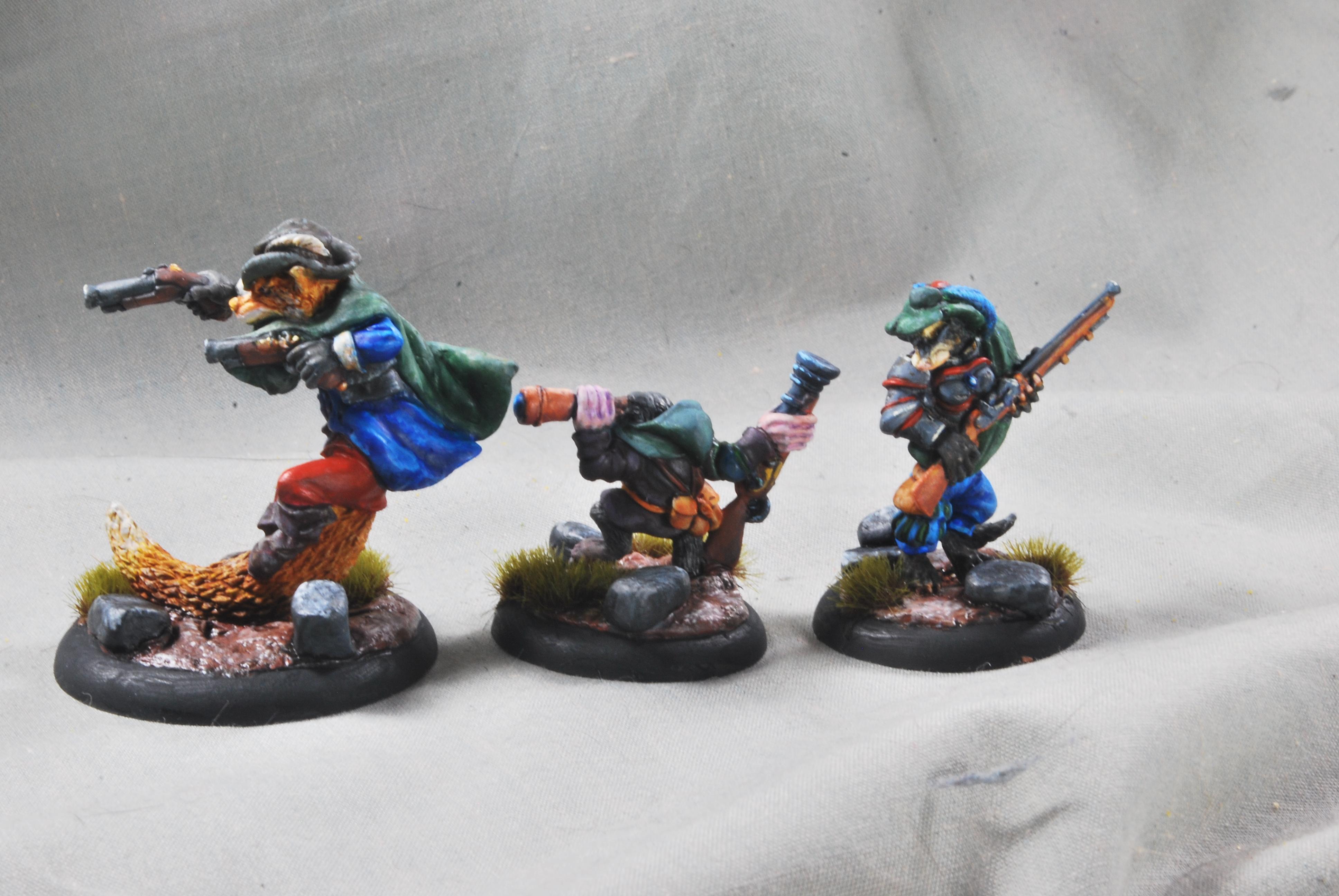 Animal Adventurers, Burrows And Badgers, Dungeons And Dragons, Ferret, Firearms, Fox, Metal, Mole, Mustelid, Oathsworn Miniatures