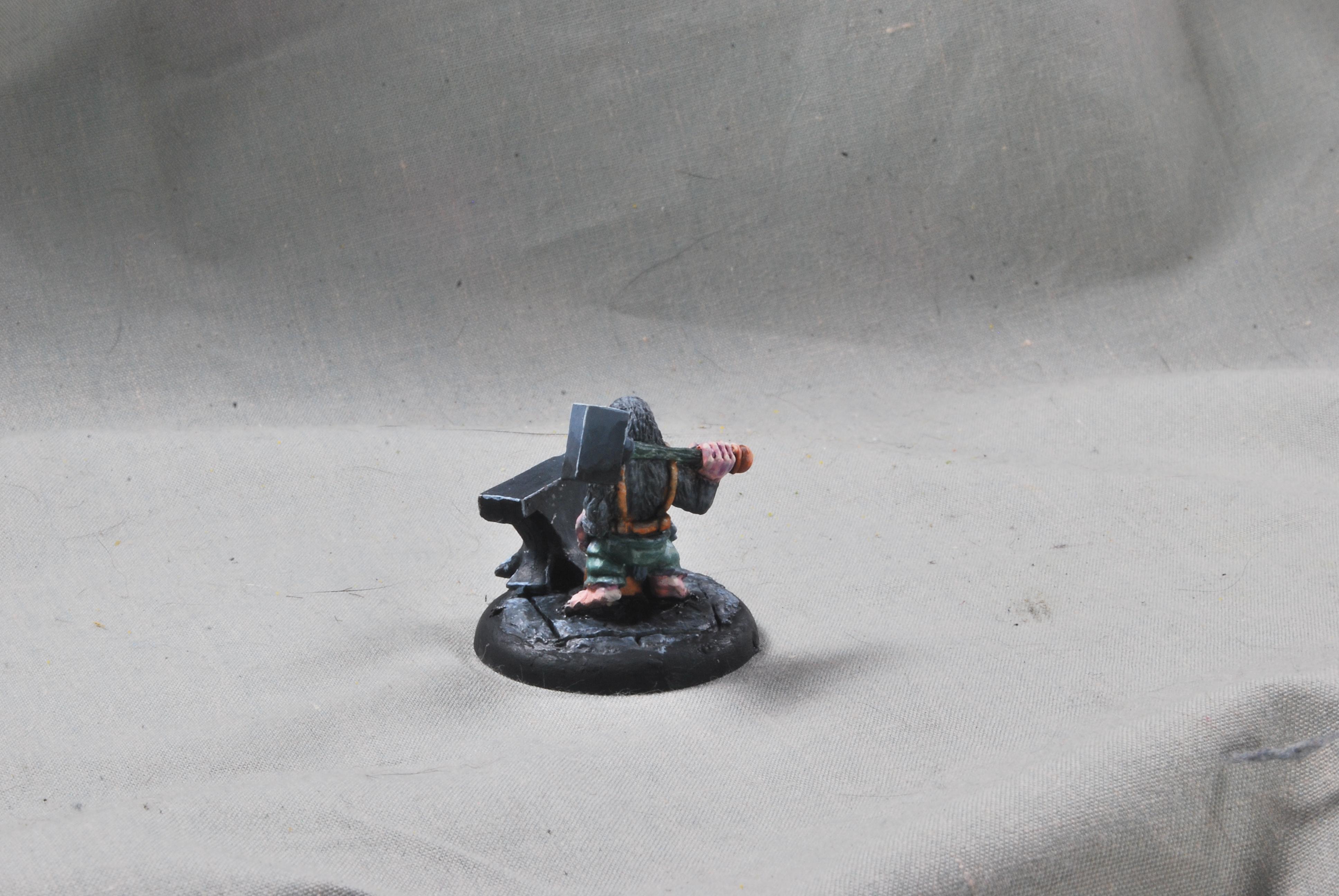 Animal Adventurers, Anvil, Burrows And Badgers, Dungeons And Dragons, Metal, Mole, Oathsworn Miniatures, Smith