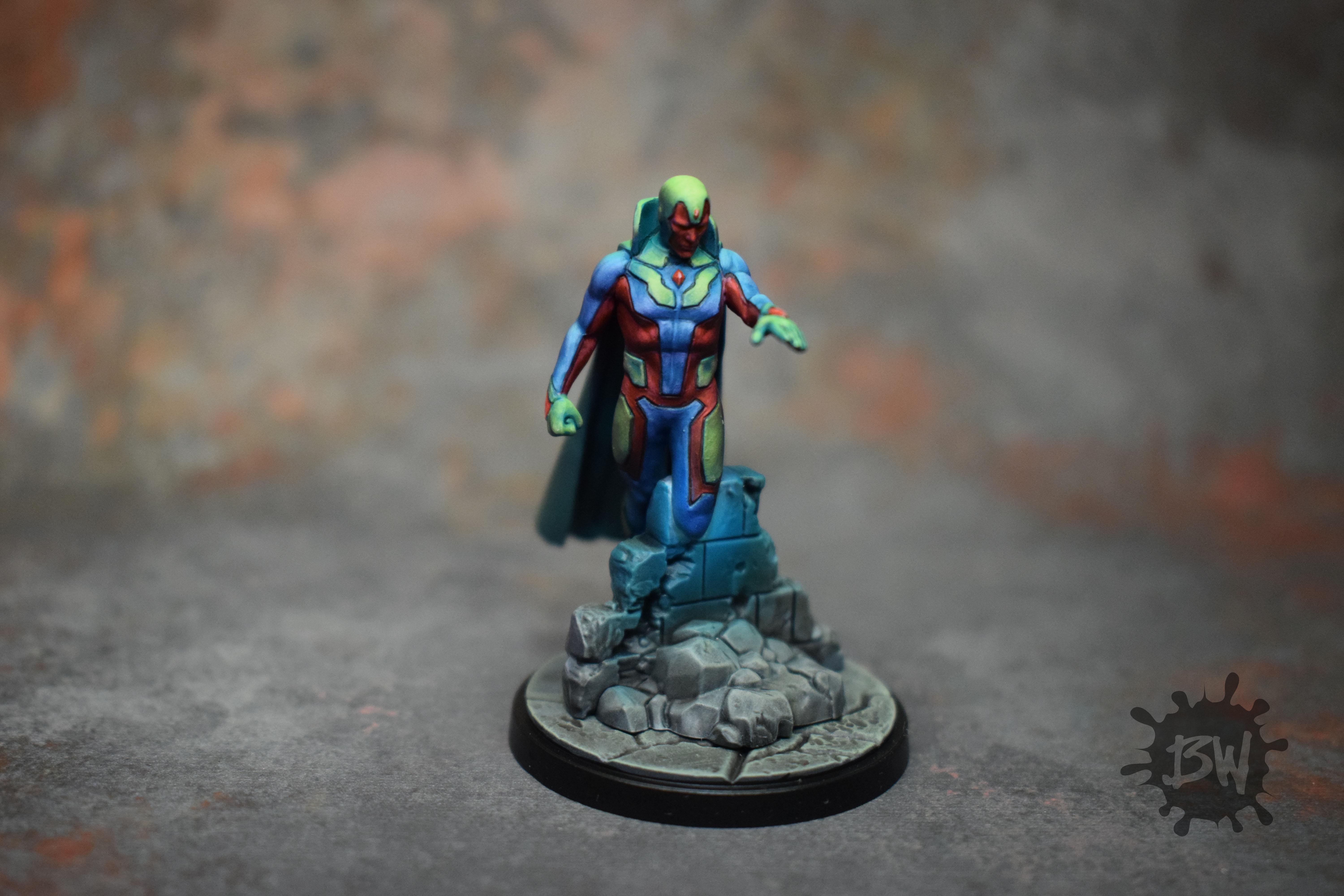 Amg, Atomic Mass Games, Bw, Marvel, Marvel Crisys Protocol, Mcp, Vision