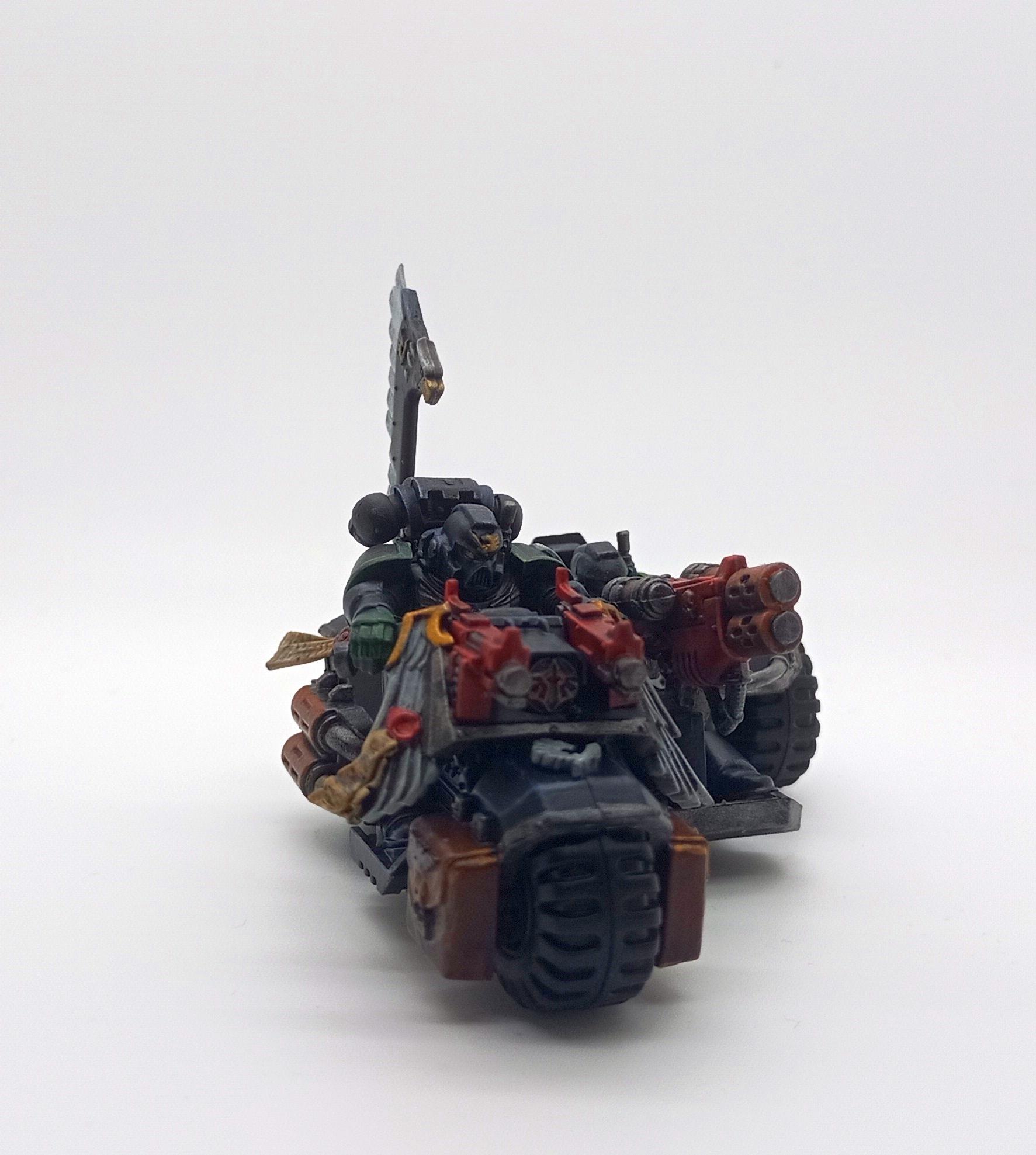 Attack Bike, Ravenwing, Space Marines, Trike
