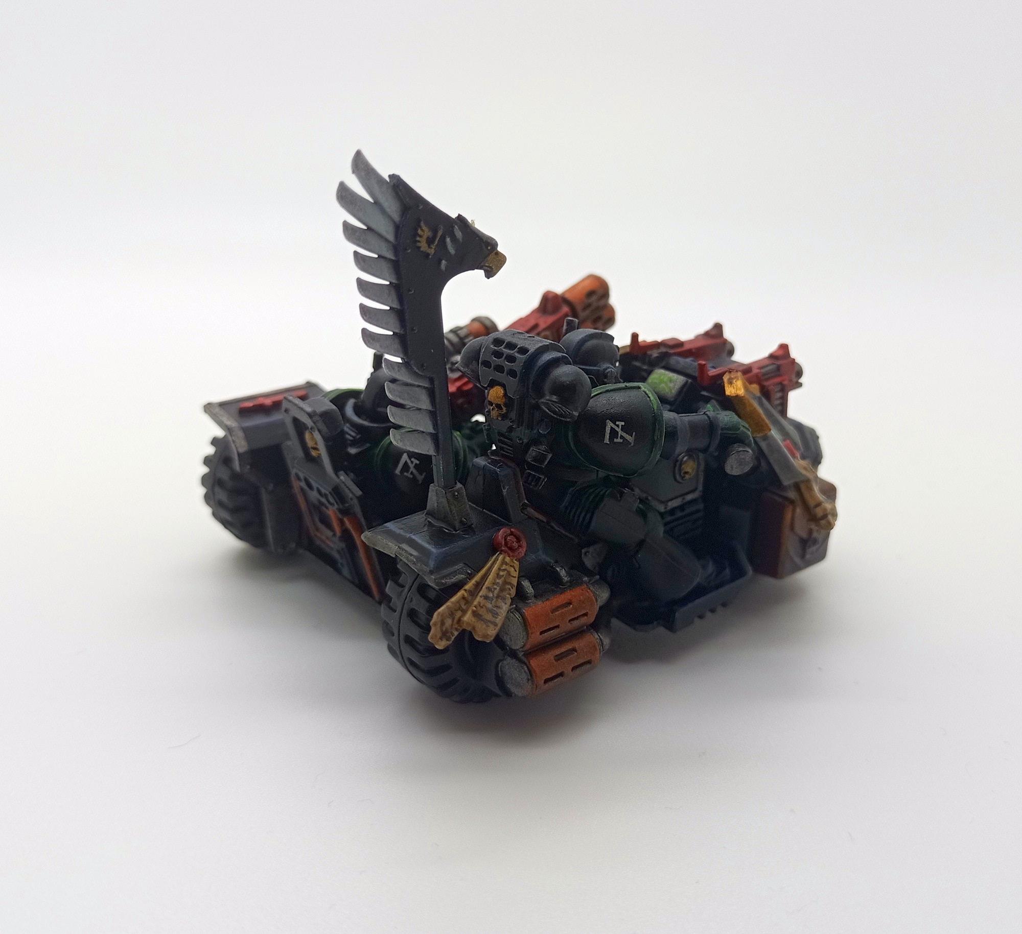Attack Bike, Ravenwing, Space Marines, Trike
