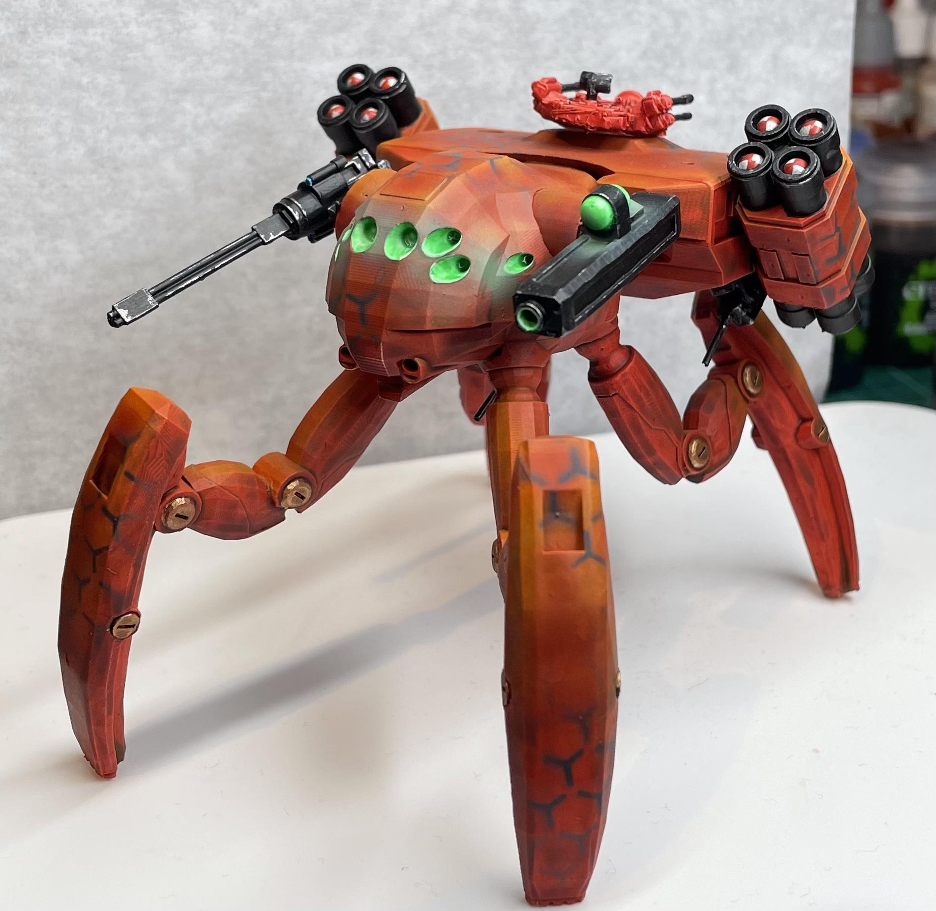 Antenocitis Workshop, Horizon Wars, Mobile Turret, Spider Mech